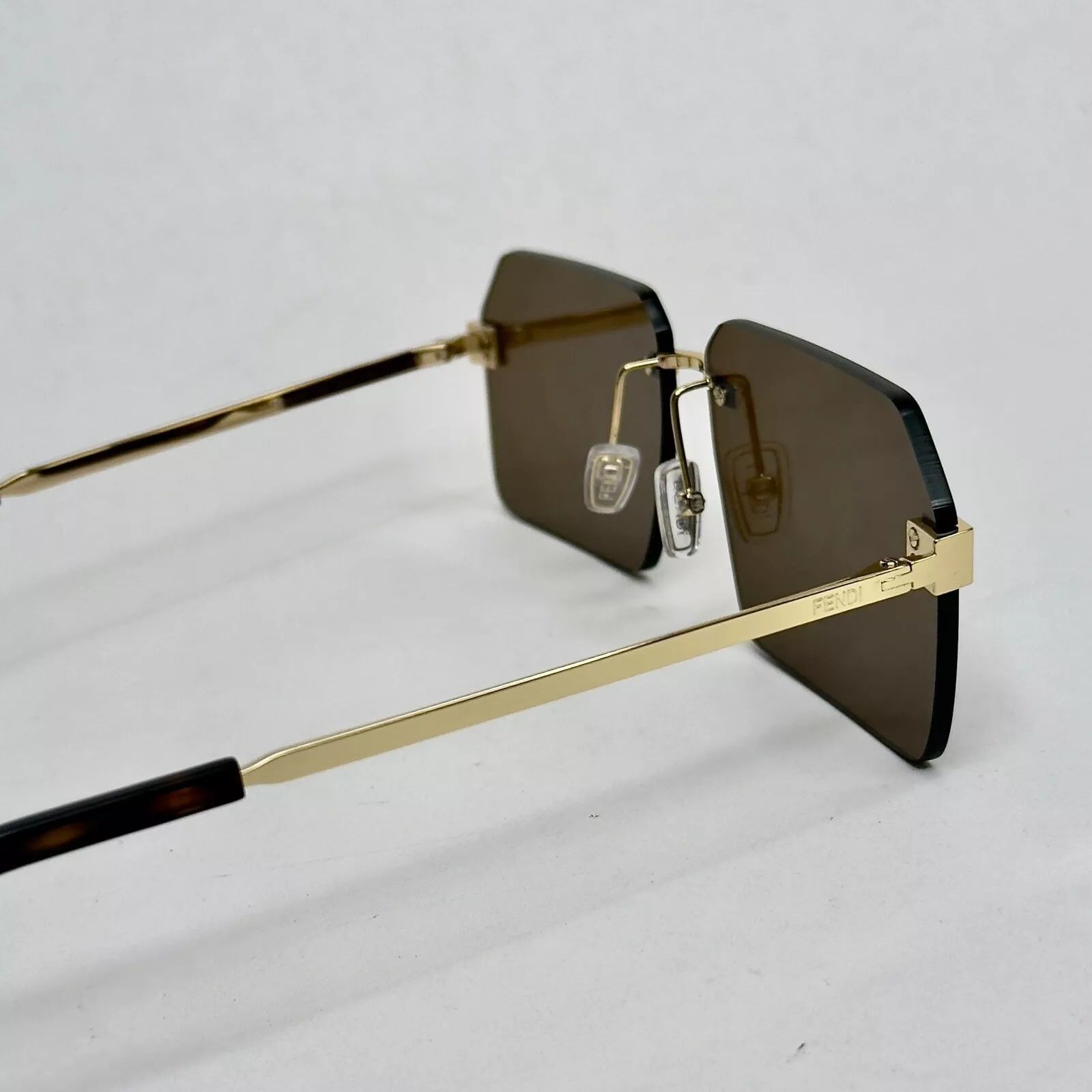 Fendi FENDI FS SKY 40043 Gold FF Mirrored Sunglasses FE40043U 33G Size ONE SIZE - 3 Thumbnail