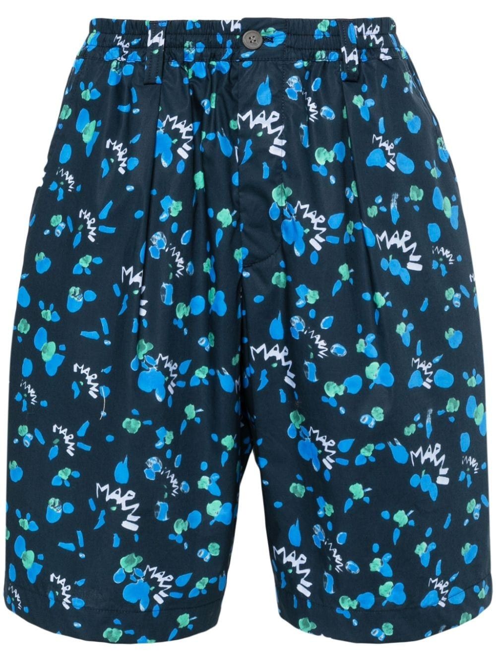 Marni o1w1db10125 Shorts in Multicolor Size US 30 / EU 46 - 1 Thumbnail