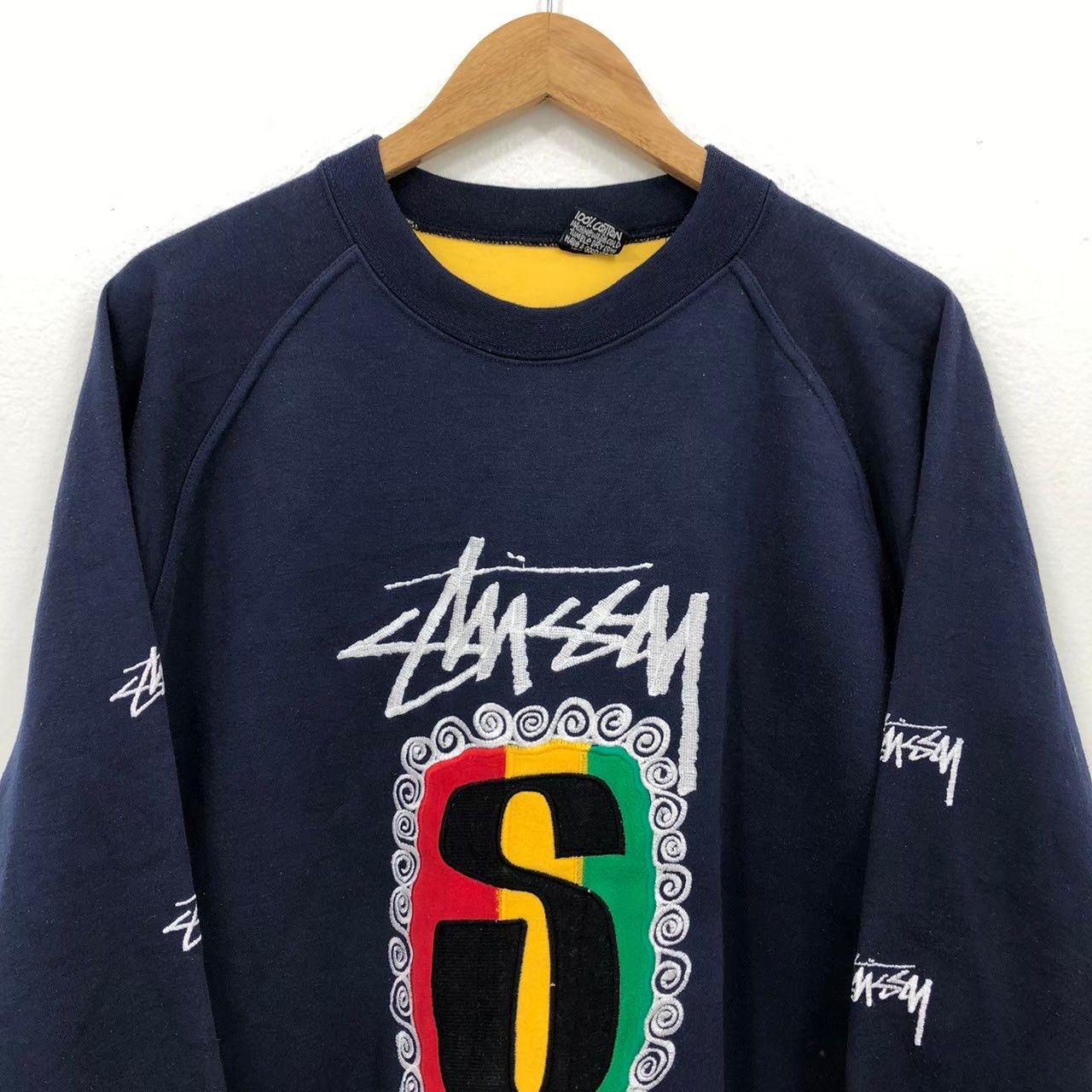 Stussy × Vintage Vintage 90’s Stussy Feelin Irie Roots Vibrations Tribe BN Size US M / EU 48-50 / 2 - 1 Thumbnail