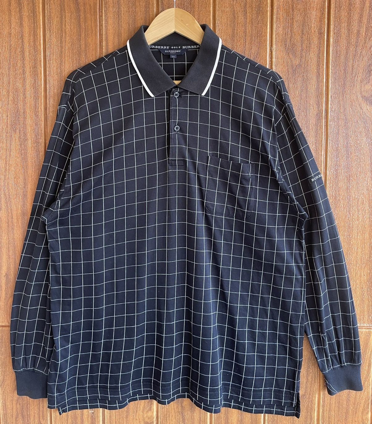 Burberry Vintage 🔥BURBERRY GOLF🔥Polo Long Sleeve Tshirt Size US L / EU 52-54 / 3 - 2 Thumbnail