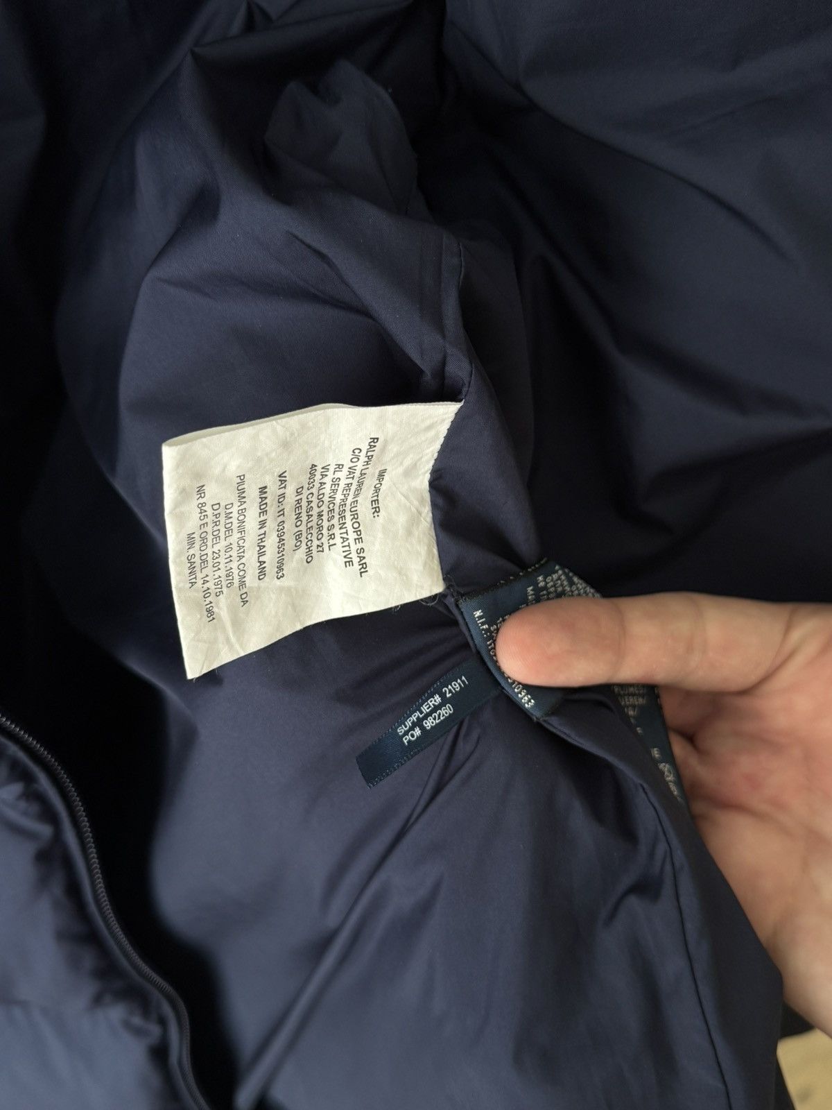 Polo Ralph Lauren Vintage Polo Ralph Lauren Puffer Vest Navy Dark Blue Size S Size S / US 4 / IT 40 - 16 Thumbnail