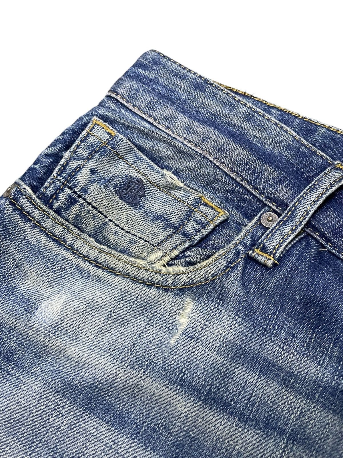 Hysteric Glamour × Scotch & Soda Scotch & Soda Distressed Repaired Heavy Stitched Jeans Size US 30 / EU 46 - 9 Thumbnail