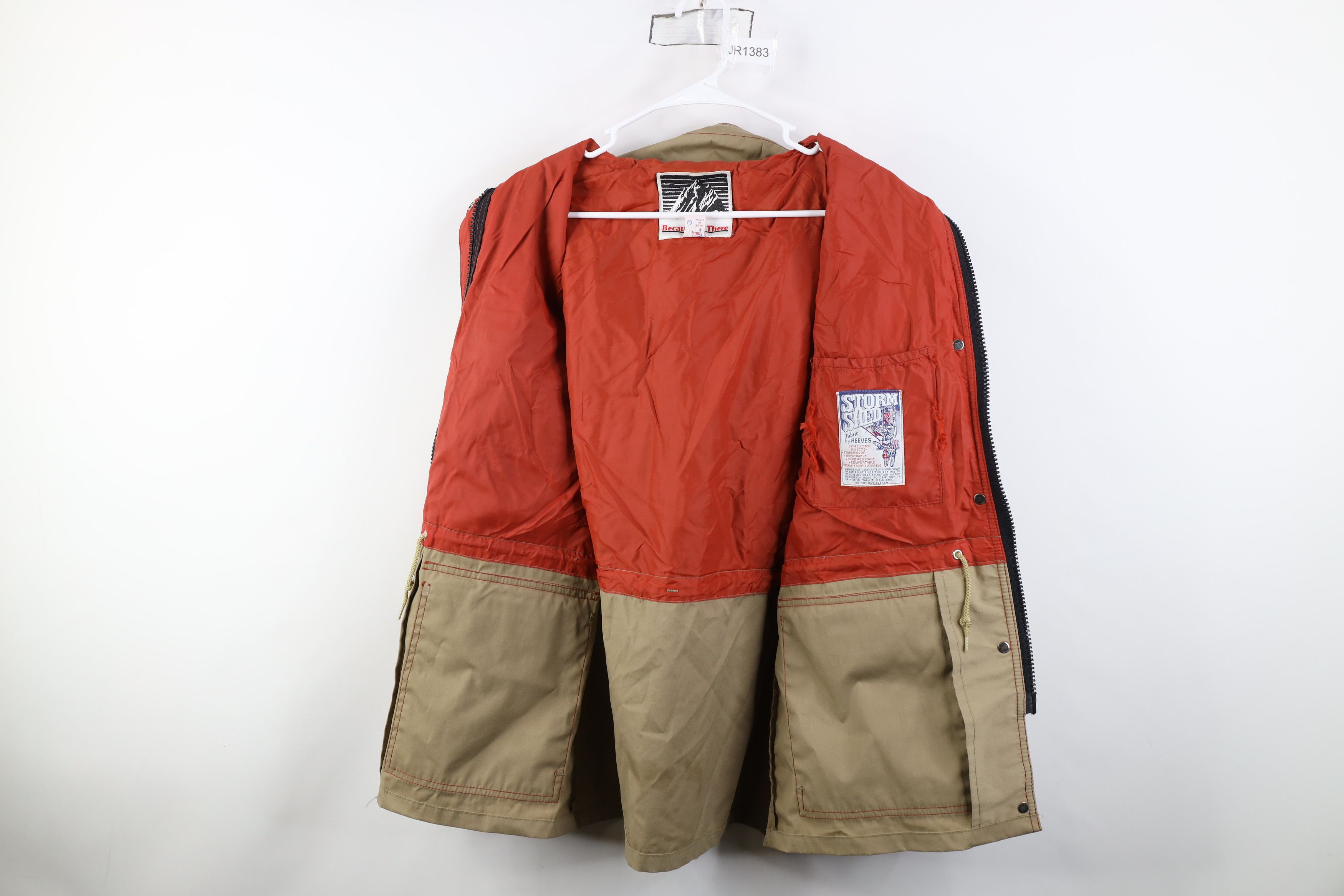 Vintage Vintage 70s Streetwear Hooded Hiking Parka Rain Jacket USA Size L / US 10 / IT 46 - 10 Thumbnail