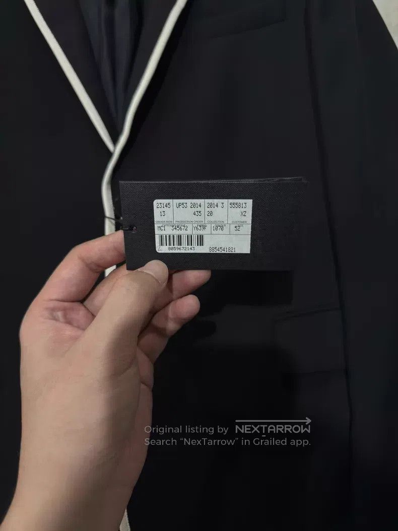 Saint Laurent Paris Saint Laurent Paris Black and White Men's Suit i Size US L / EU 52-54 / 3 - 3 Thumbnail