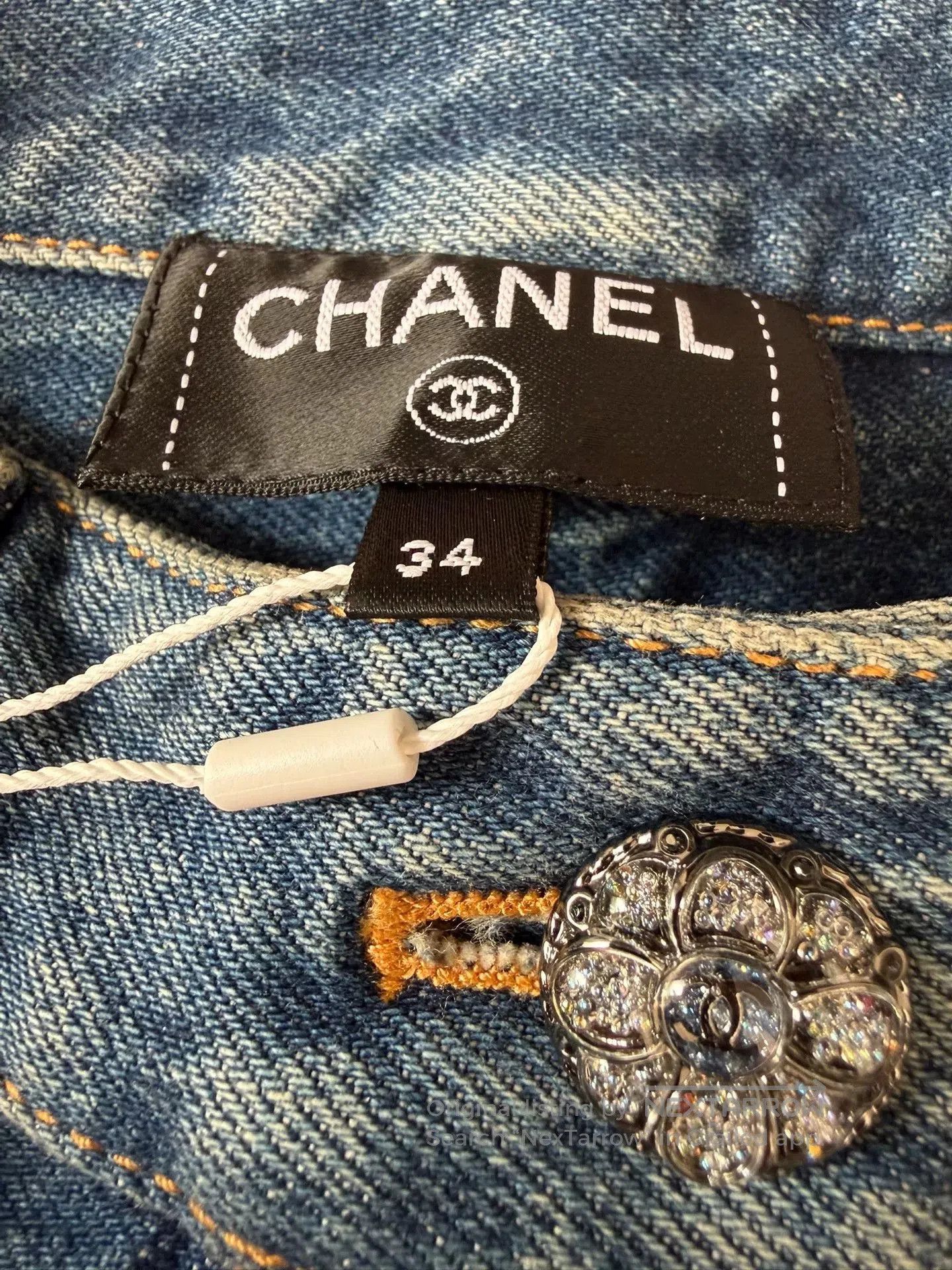 Chanel 24S Denim pullover.