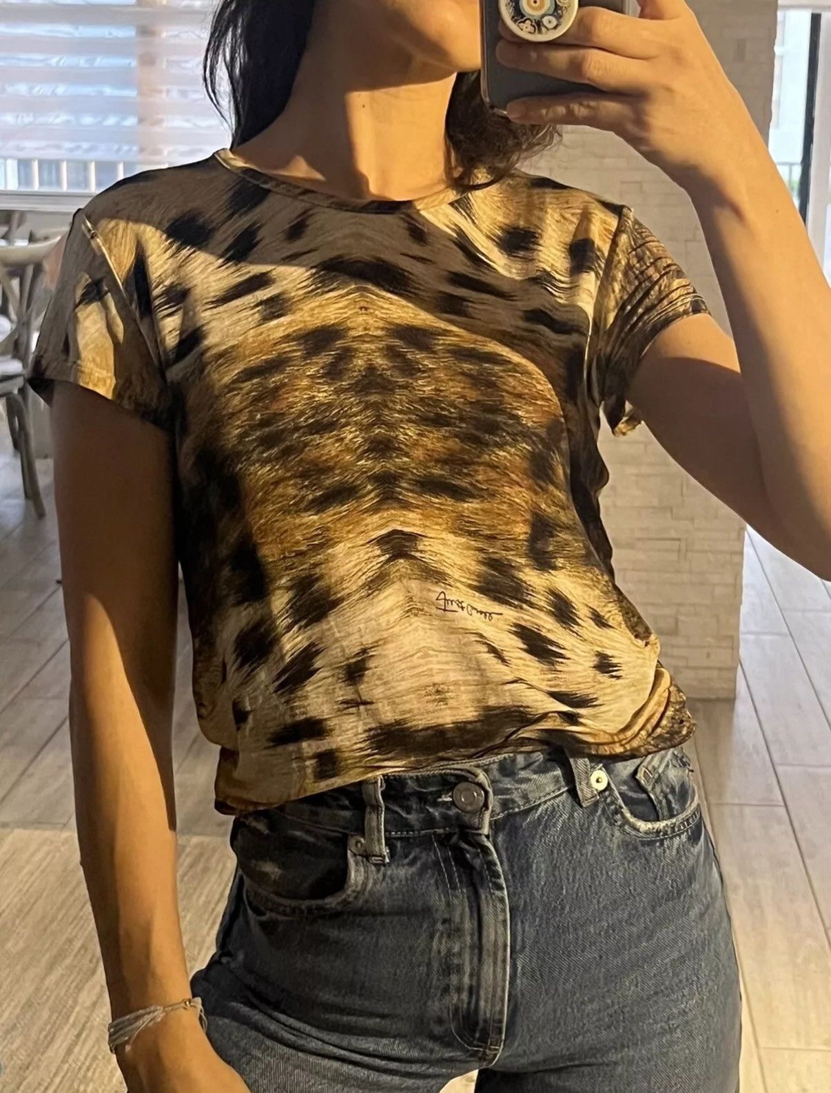 Just Cavalli Just Cavalli Tiger Top Size M / US 6-8 / IT 42-44 - 3 Thumbnail