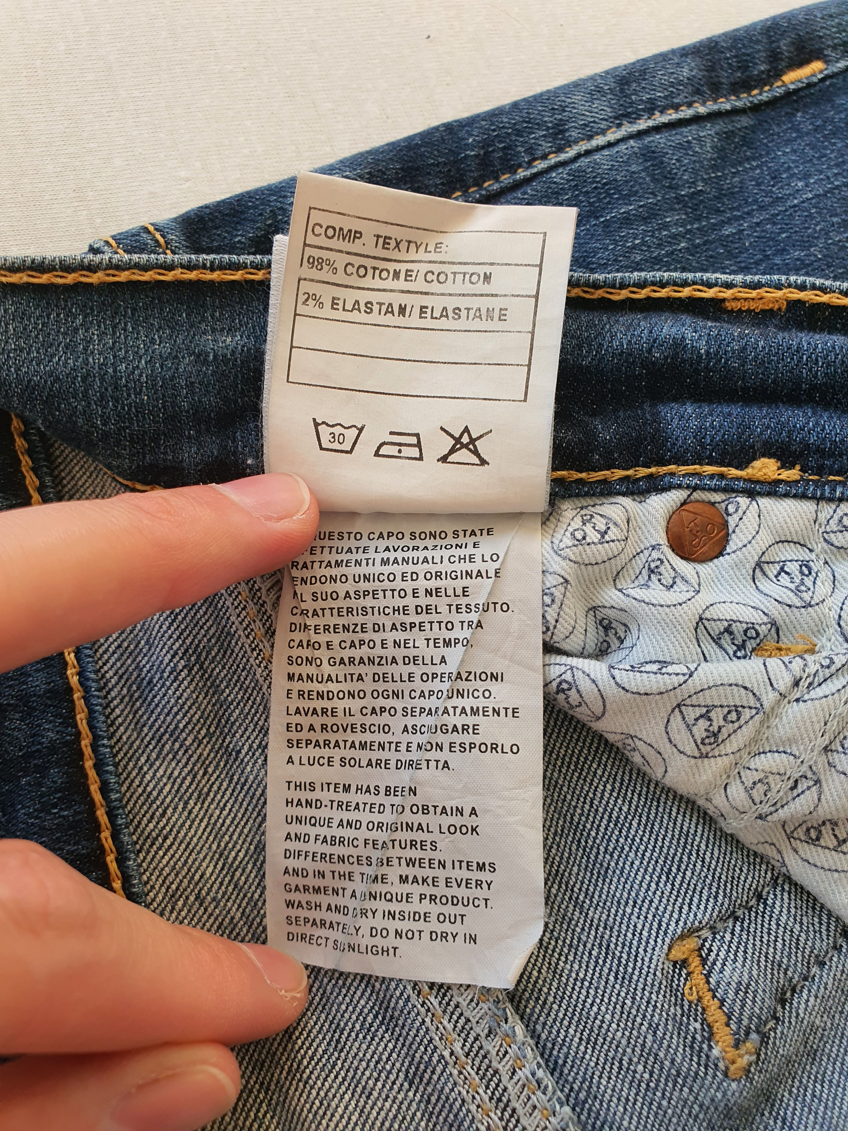 Roy Denim Roy Rogers Slim Fit Jeans - Mod: DUNIA STRETCH (T-894) Size 26" / US 2 / IT 38 - 8 Thumbnail