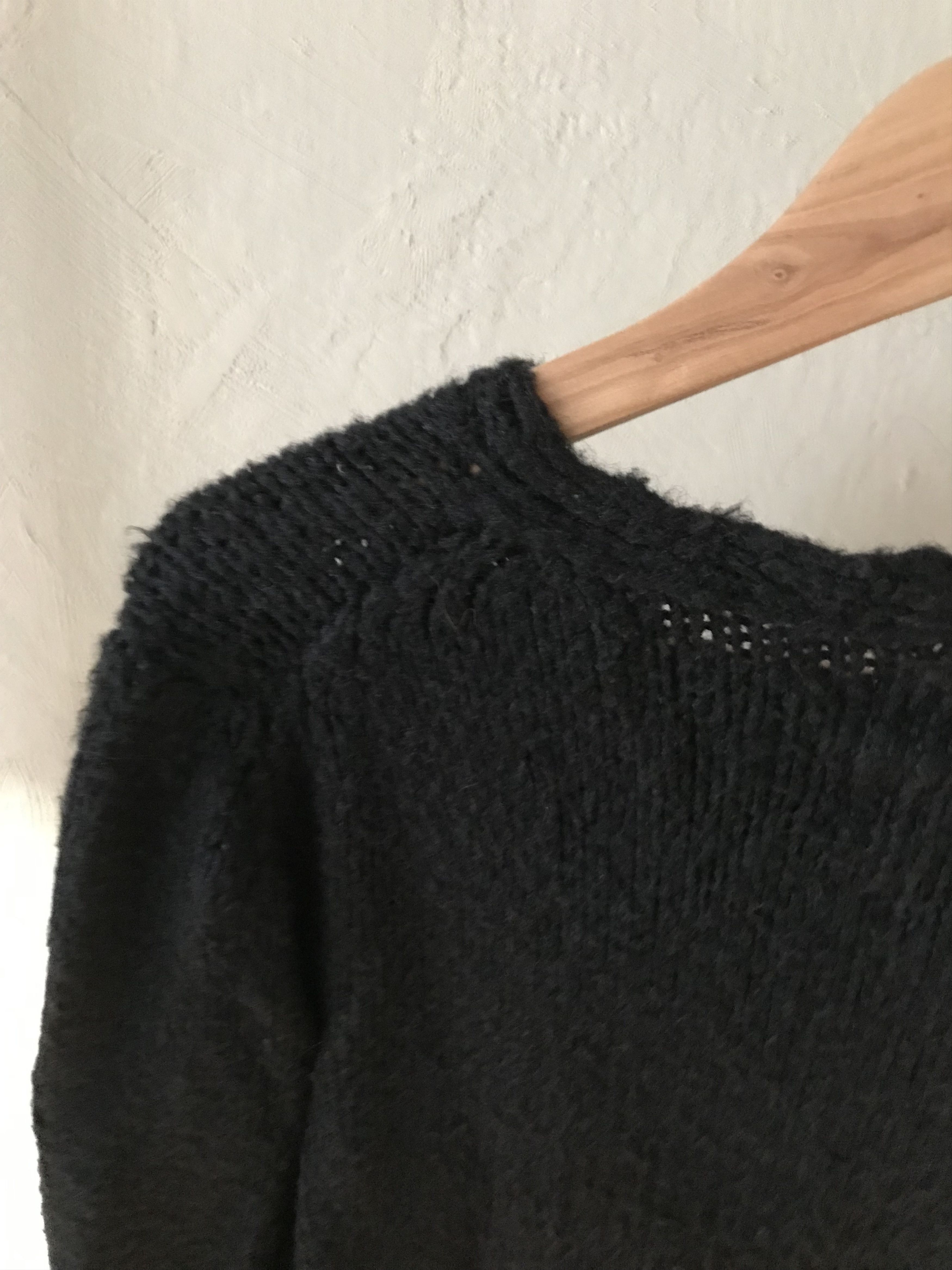 Rick Owens FW15 Rick Owens Sphinx heavy knit silk sweater, dark blue Size US XL / EU 56 / 4 - 11 Thumbnail