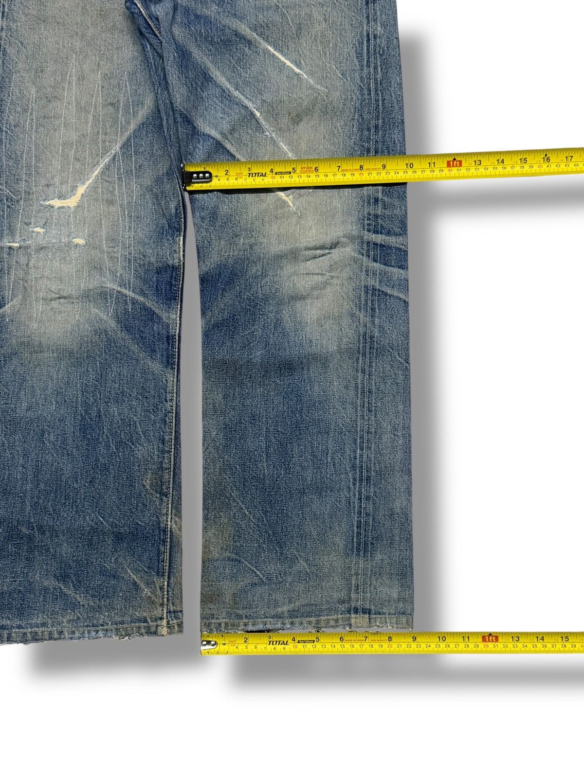The Real McCoy's Vintage 90s Joe McCoys & Co Selvedge Denim Japan | 1940s W32 Size US 32 / EU 48 - 18 Thumbnail
