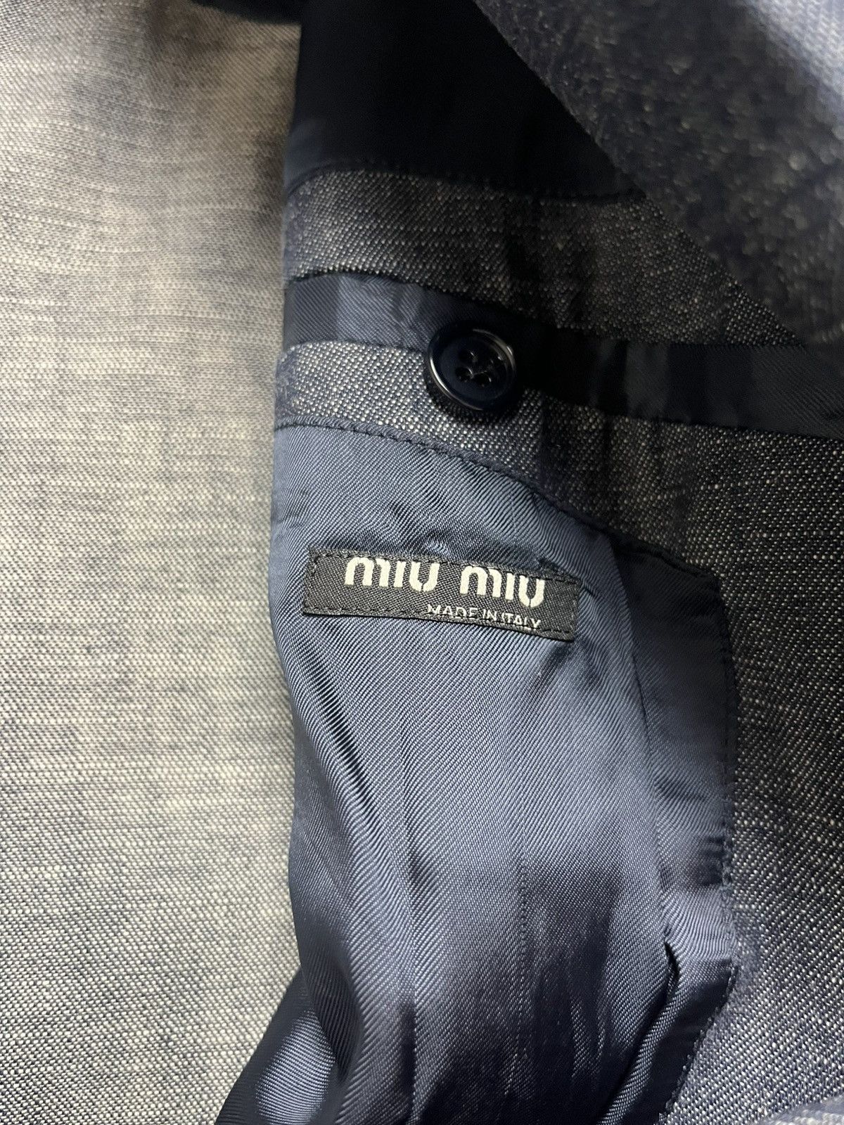 Miu Miu Vintage Miu Miu denim jacket Size 54R - 6 Thumbnail