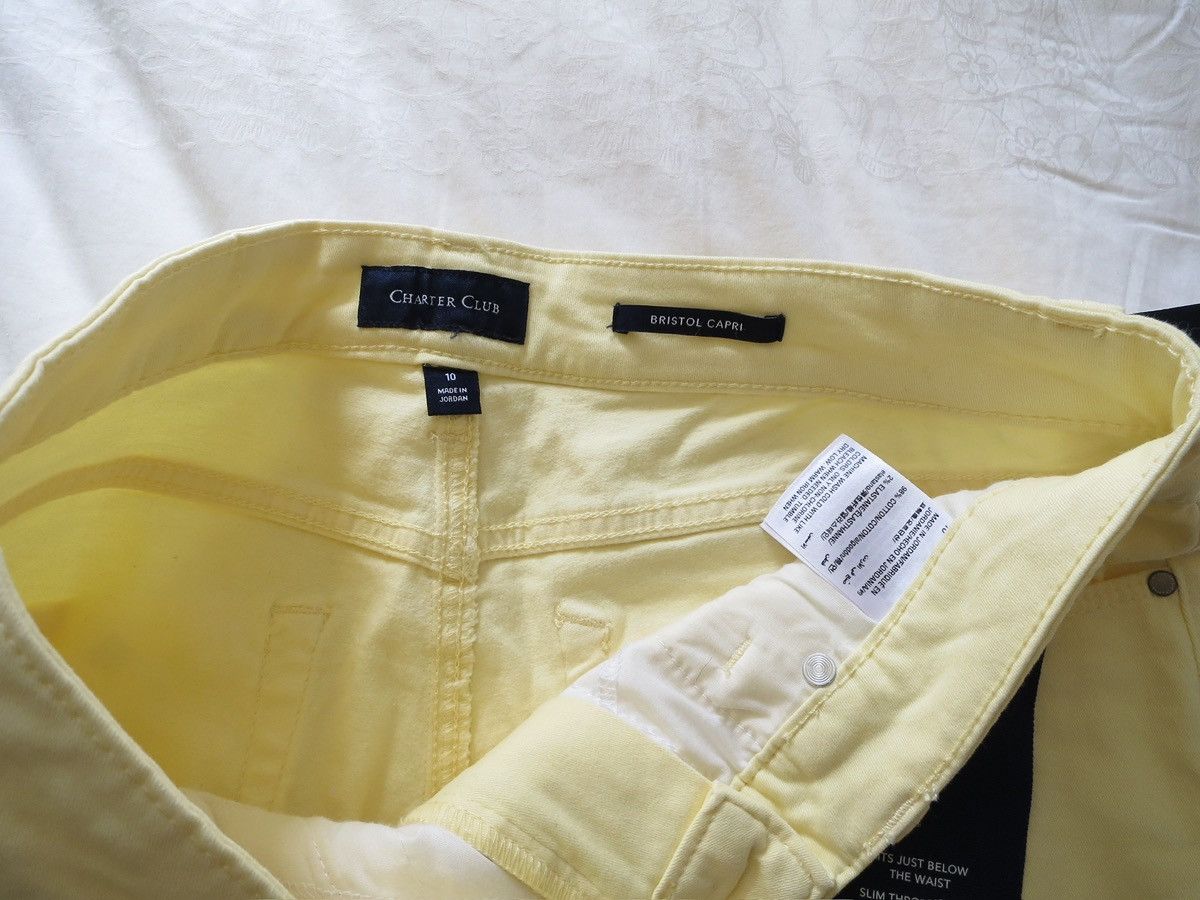 Abercrombie & Fitch pastel yellow denim mini skirt Size 30" / US 8 / IT 44 - 4 Thumbnail
