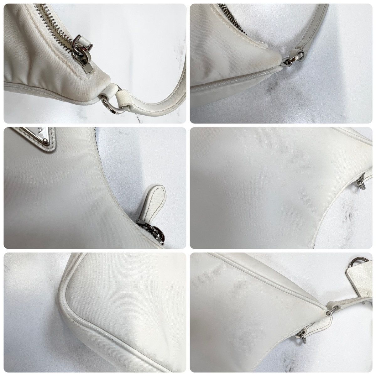 Prada Prada Re-edition 2005 Re-nylon Mini Hobo Shoulder Bag Purse Size ONE SIZE - 7 Thumbnail