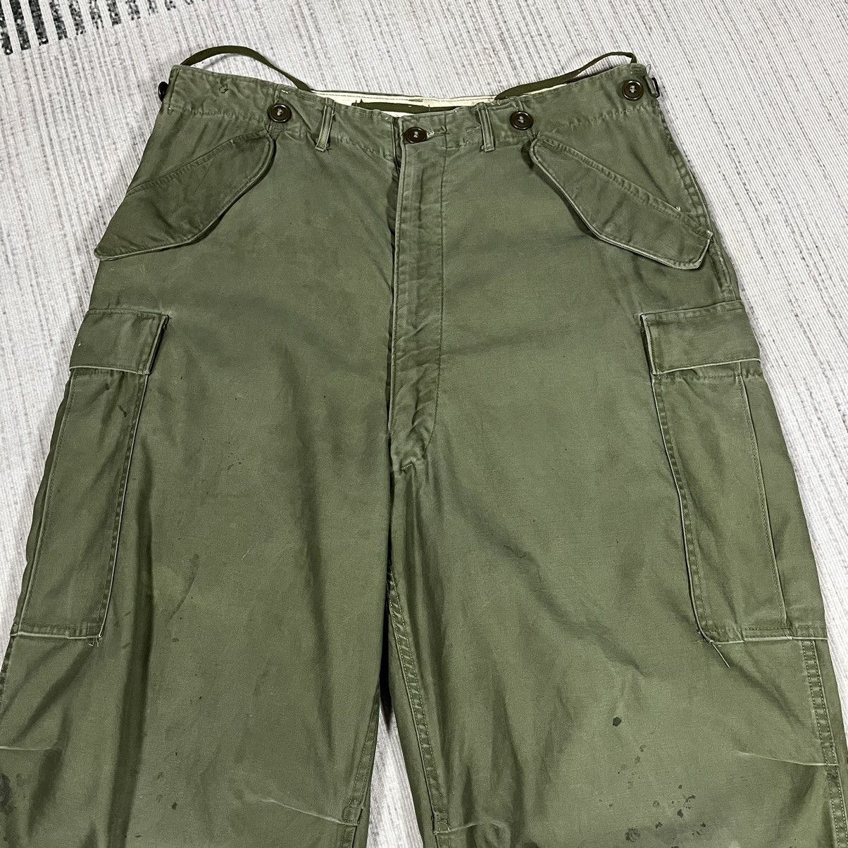 Vintage OG 50s U.S Army Fulton Trouser M-1951 Size US 35 - 3 Thumbnail