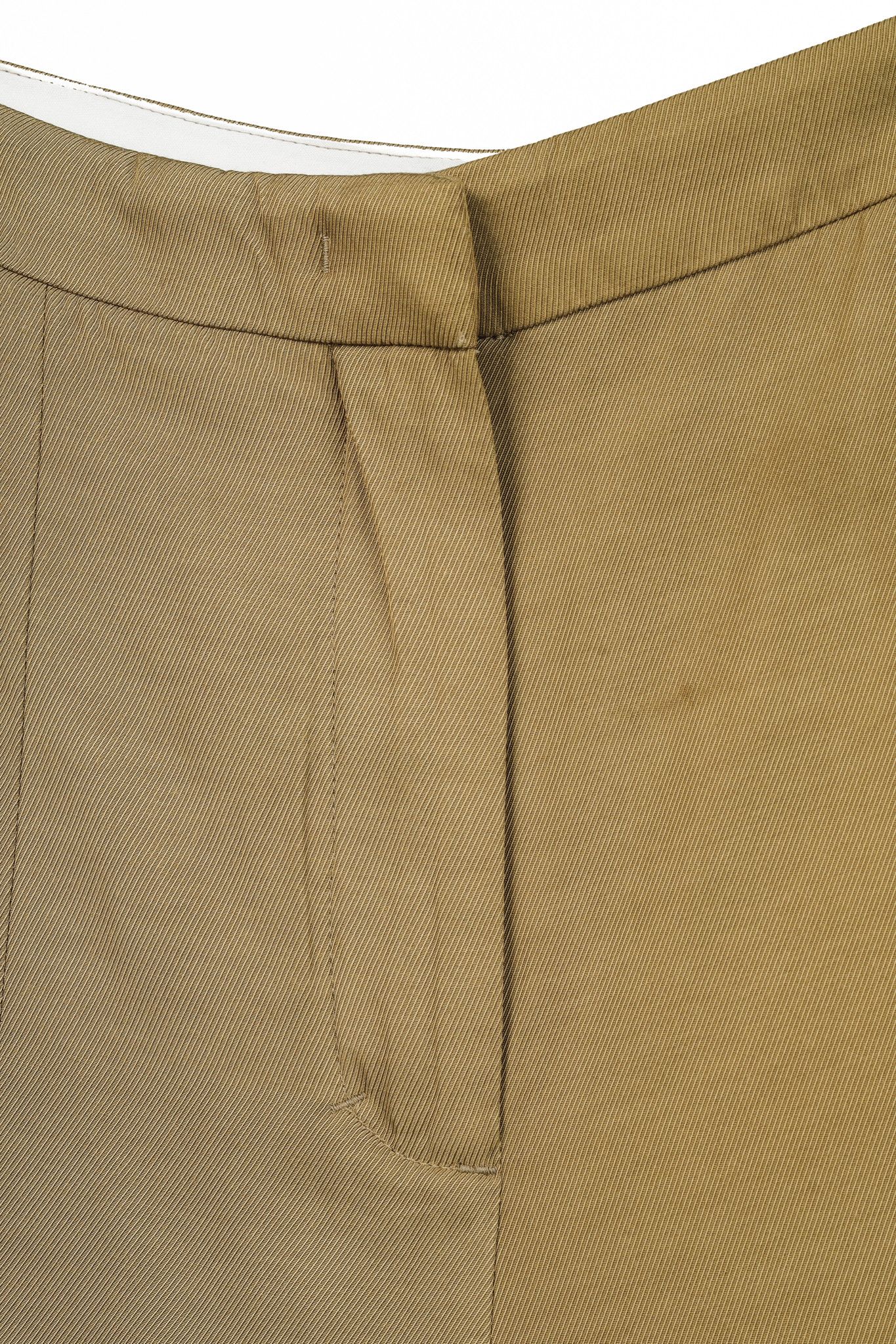 DOROTHEE SCHUMACHER Dorothee Schumacher Khaki Spit Leg Light Trousers Size 31" - 8 Thumbnail