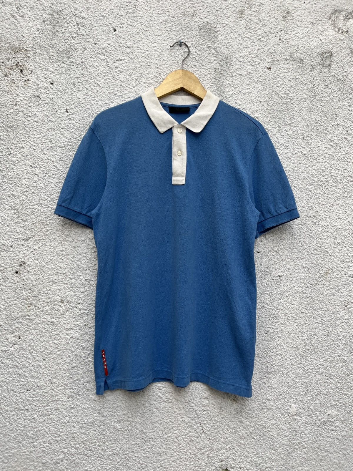 Prada Prada Sport Linea Rossa Polo Shirt Size US L / EU 52-54 / 3 - 1 Thumbnail