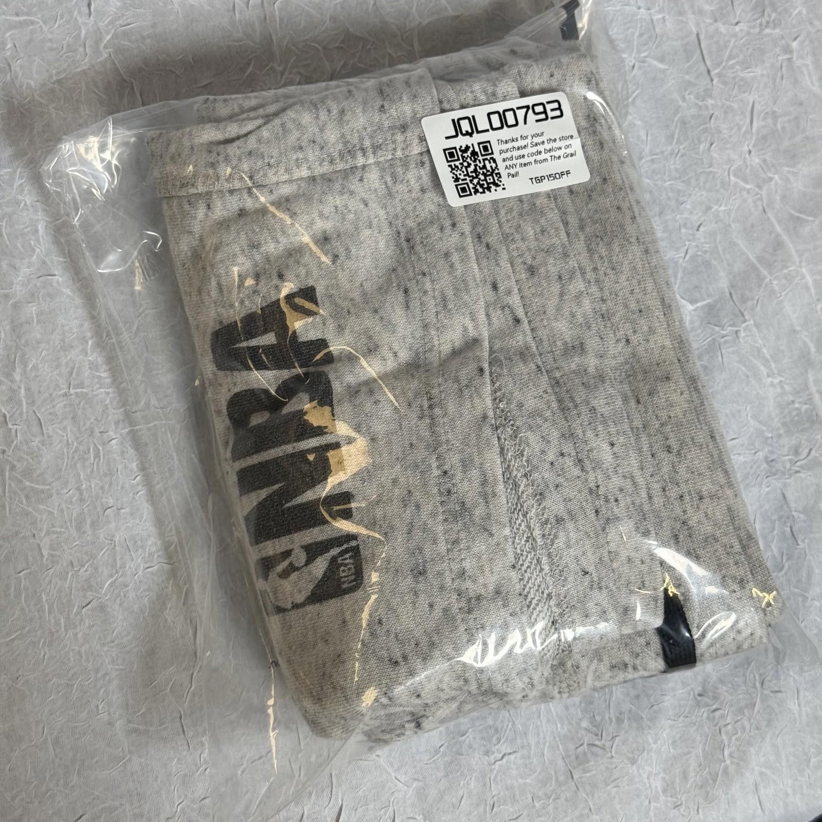 NBA NBA Basketball Shorts Mens S Gray Casual Drawstring Logo Size ONE SIZE - 8 Thumbnail