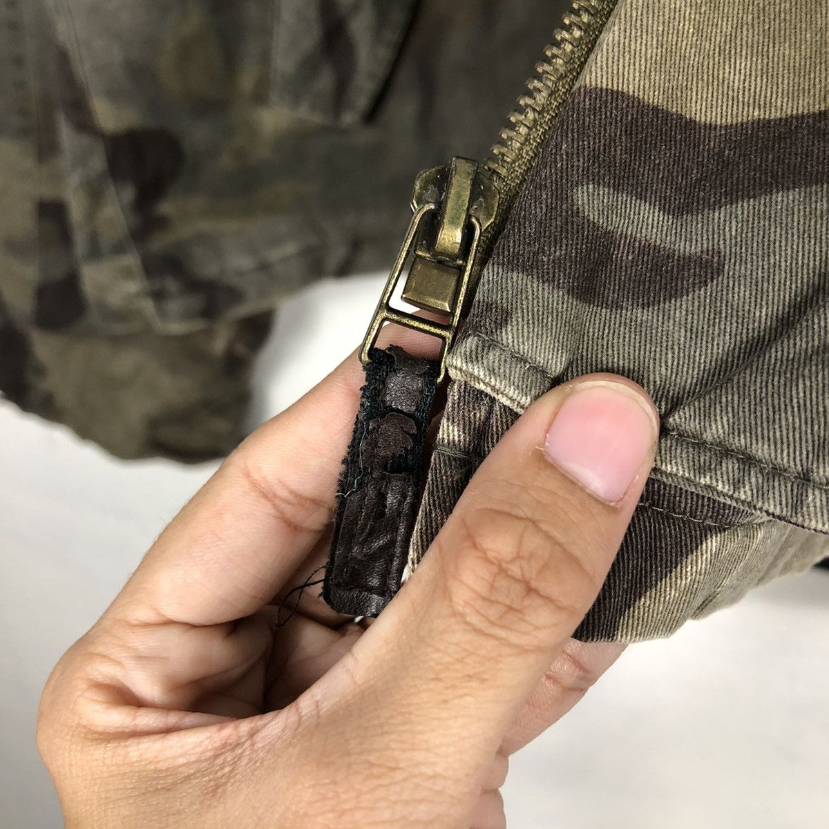 Japanese Brand 📌Vintage Bomber Jacket Camouflage Fur Hoodie Jinnee Size US L / EU 52-54 / 3 - 18 Thumbnail