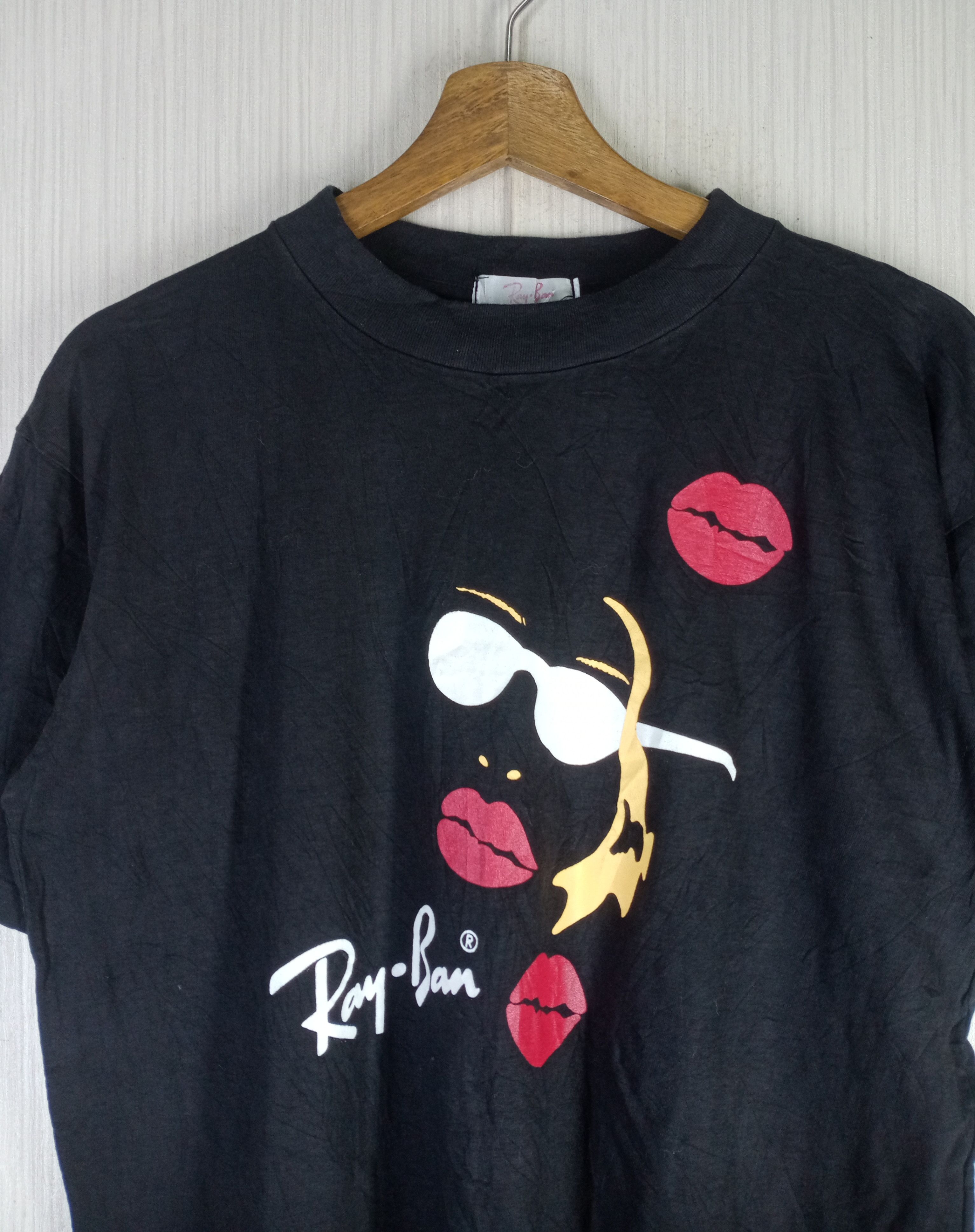 RayBan Rare Vintage 90s Ray-Ban Tshirt Size US M / EU 48-50 / 2 - 3 Thumbnail