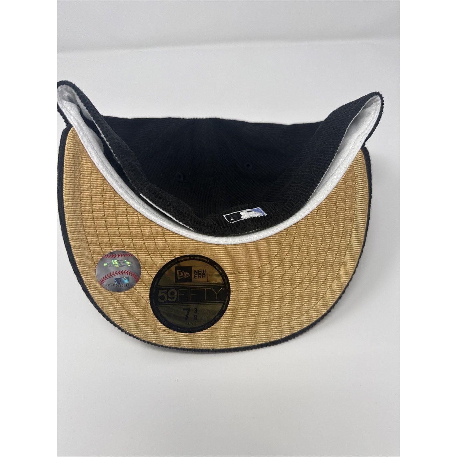 New Era New Era Anaheim Angels Fitted Hat Black Corduroy Size 7 3/8 Size ONE SIZE - 6 Thumbnail