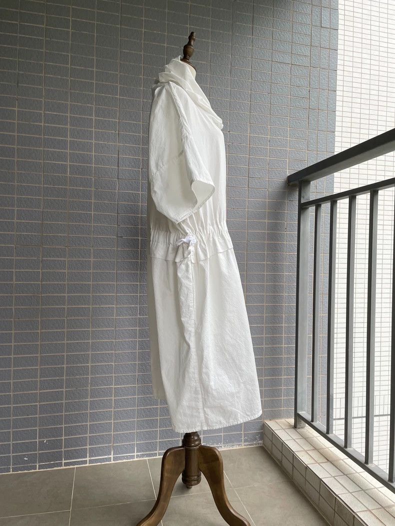 Issey Miyake Issey Miyake A white main line soft steel wire dress Size M / US 6-8 / IT 42-44 - 3 Thumbnail