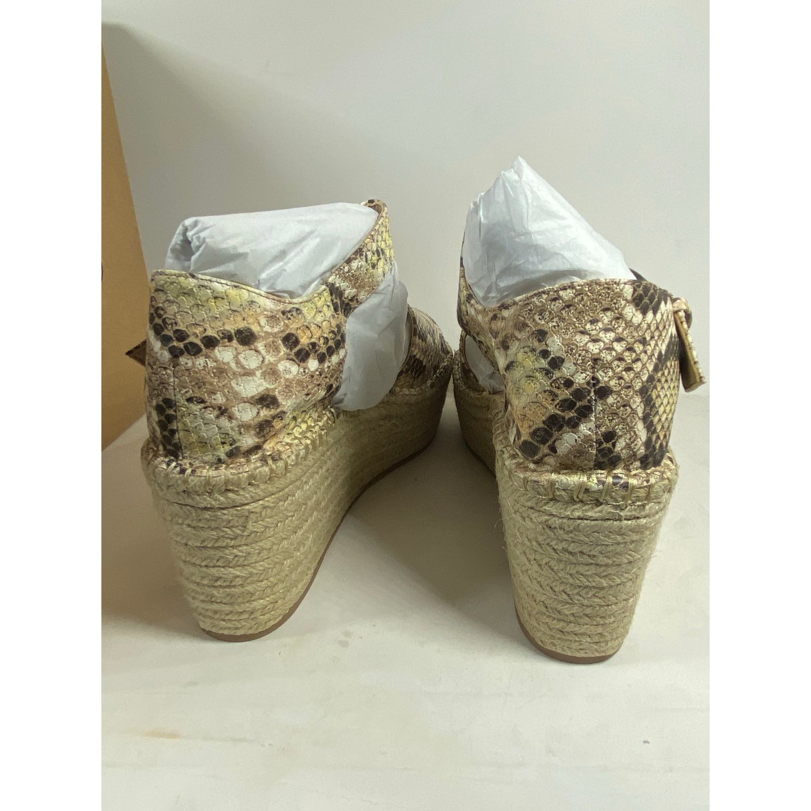 Matisse Coconuts Matisse Flirty Natural Snakeskin Espadrille Wedge Size US 10 / IT 40 - 12 Thumbnail