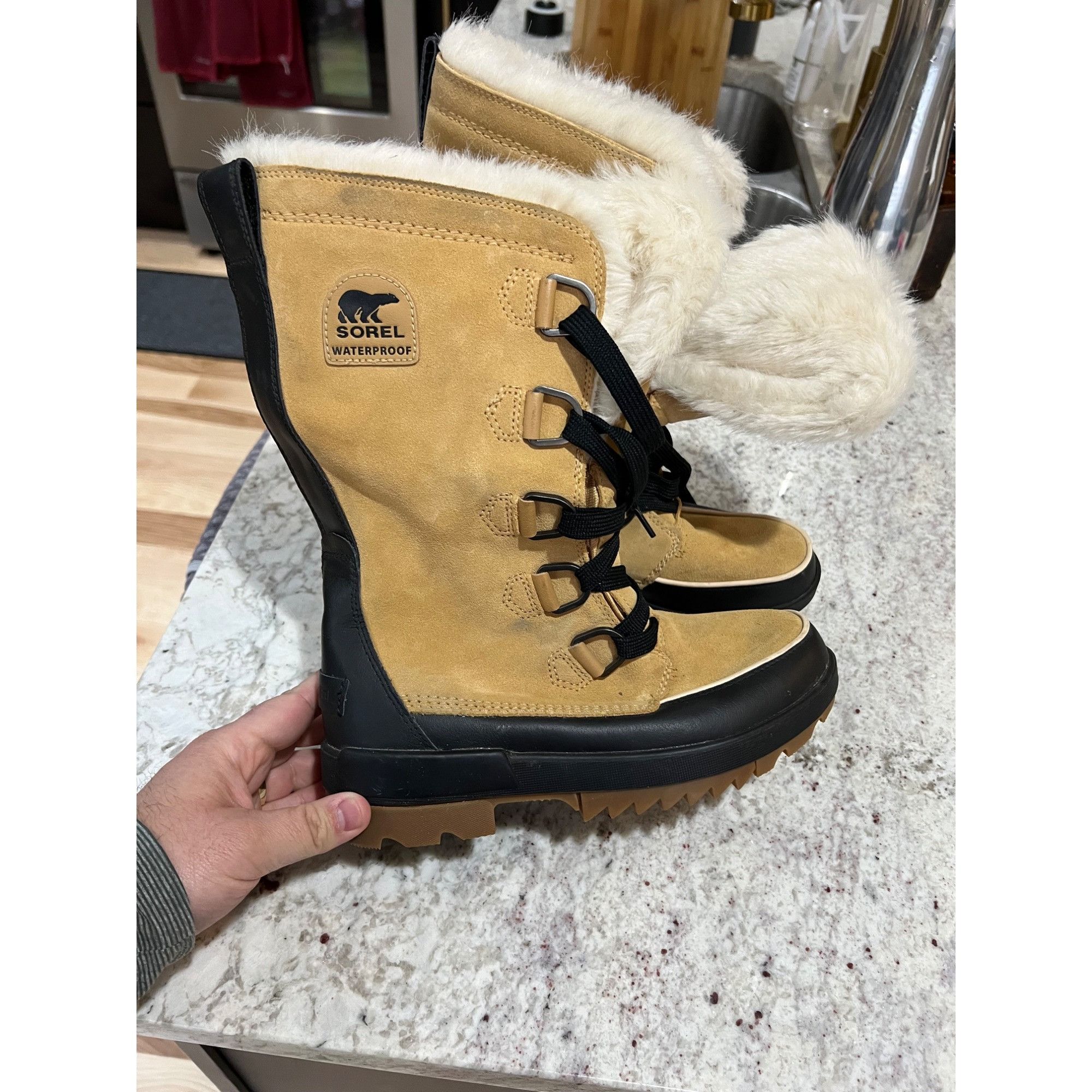 SOREL Sorel Women's Lennox Lace Cozy Boot - Rain - Waterproof - Si Size US 6 / IT 36 - 7 Thumbnail