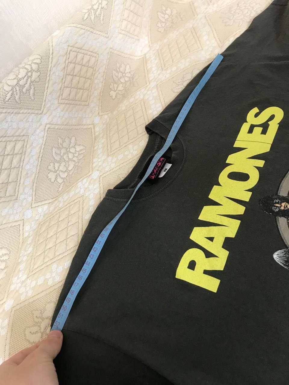 Band Tees × Vintage 🔥 Vintage 90s RAMONES Punk Rock Band T-shirt 1999 Tour Size US XL / EU 56 / 4 - 9 Thumbnail
