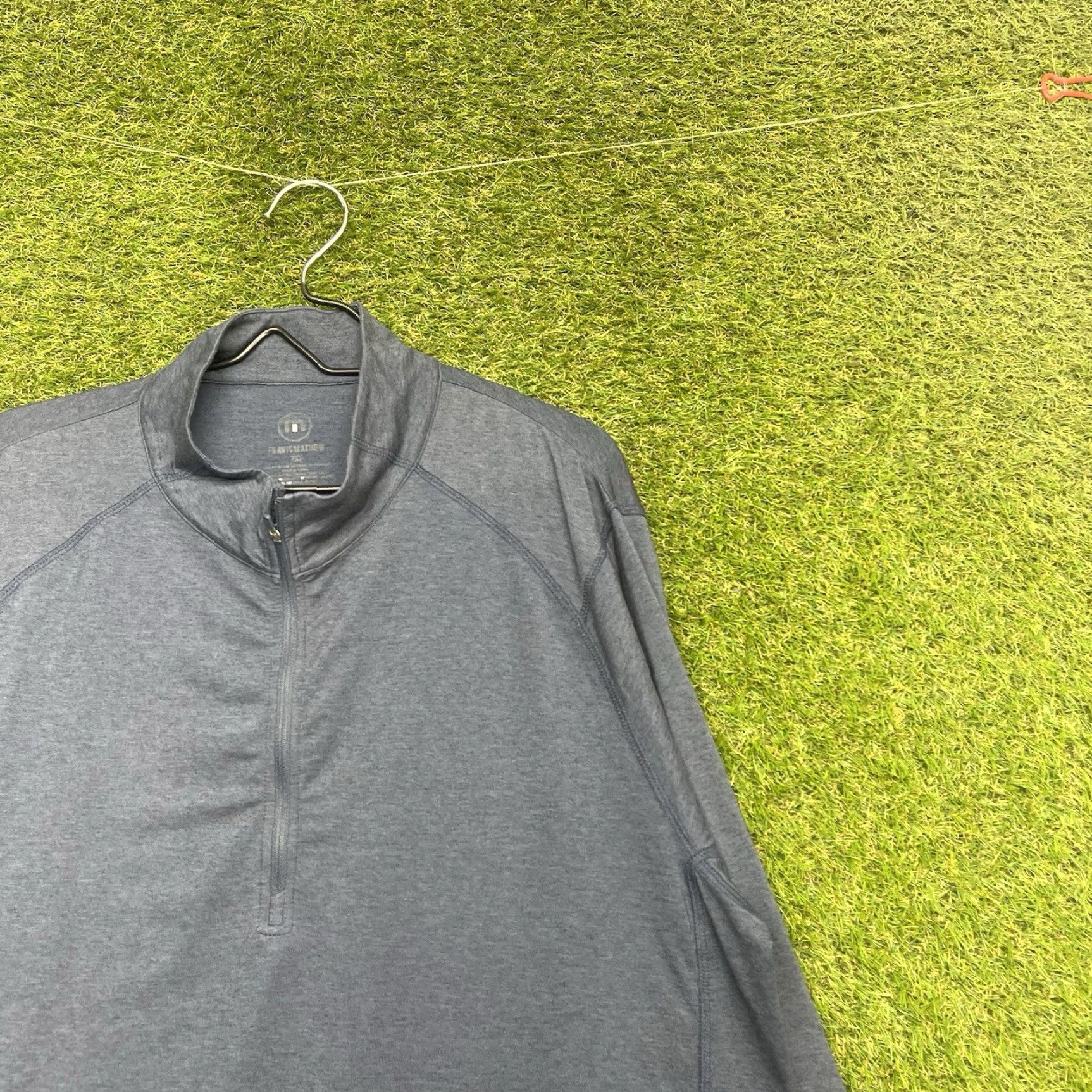 TravisMathew Travis Mathew 1/4 Zip Shirt Mens 2XL Long Sleeve Performance Golf Size US XXL / EU 58 / 5 - 2 Thumbnail