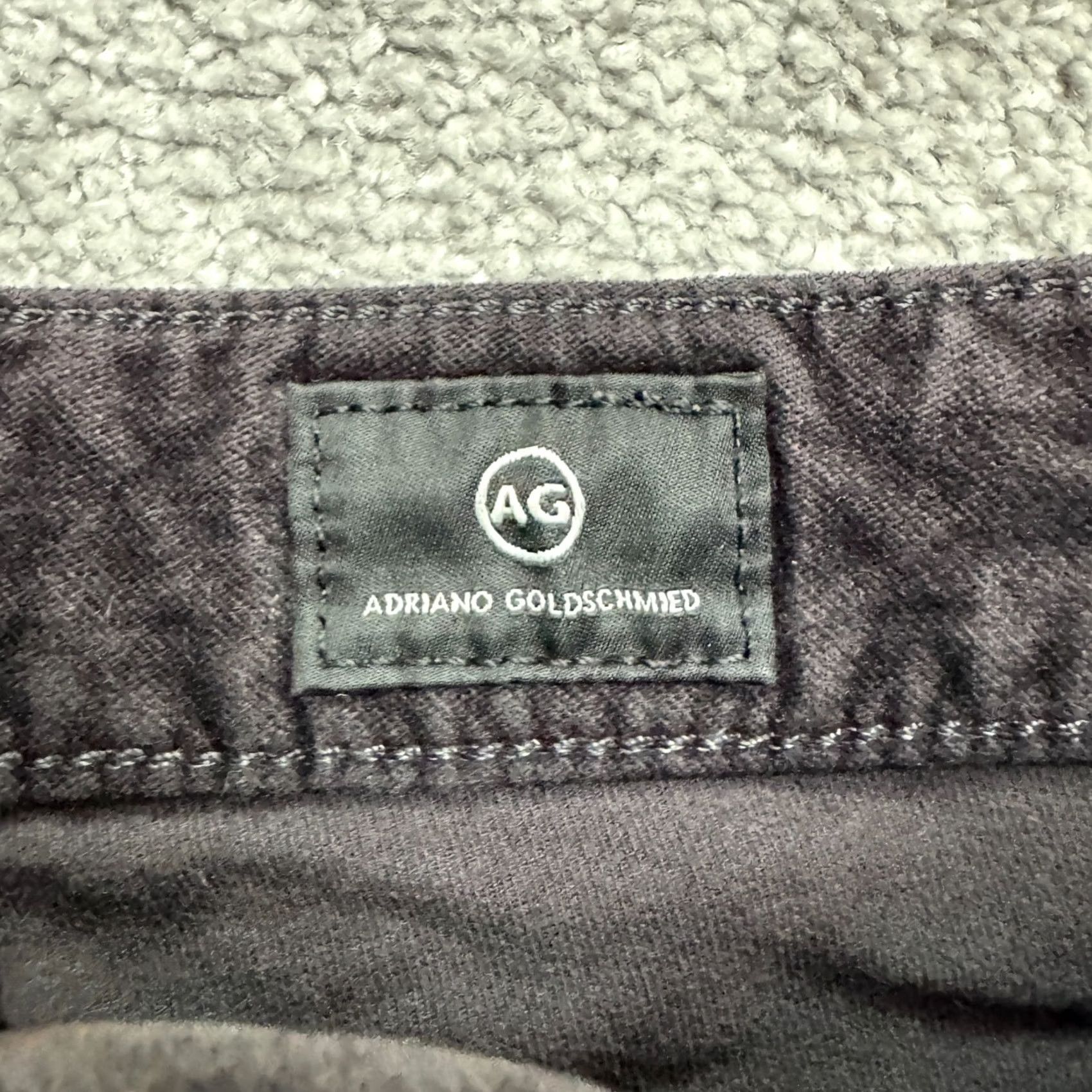 Vintage AG Adriano Goldschmied Farrah Skinny Velveteen Pants Womens 26R Brown High Rise Slim Jeans Pant Shoes? Size 26" / US 2 / IT 38 - 6 Thumbnail