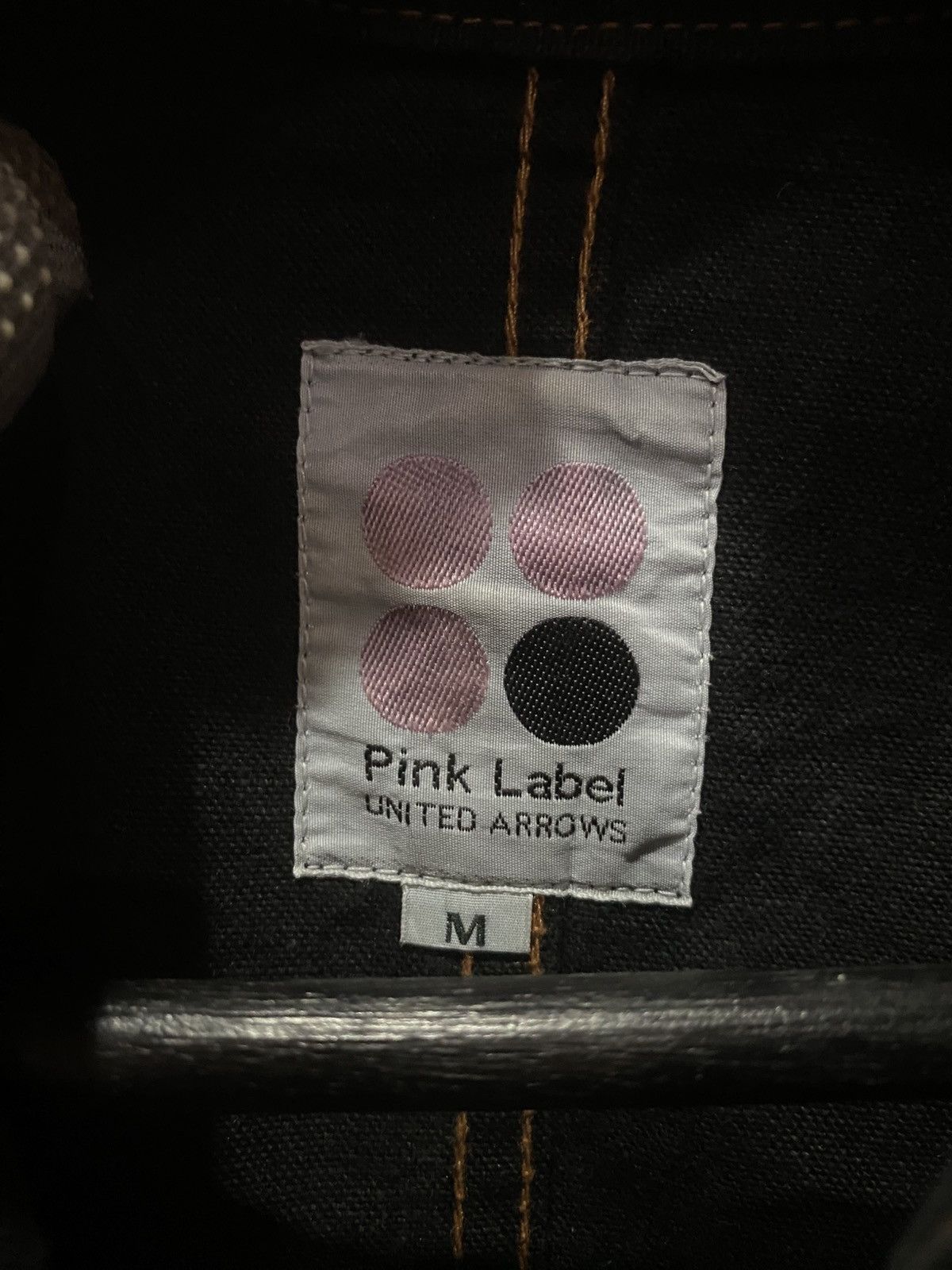 United Arrows United Arrows Pink Label Black Contrast Stitch Utility Jacke Size US S / EU 44-46 / 1 - 7 Thumbnail