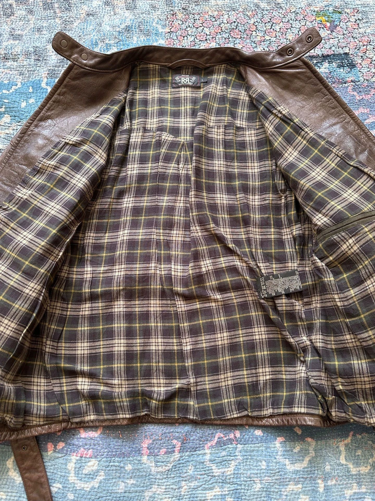 Other Wild Bullhide Leather Biker Jacket L Slight Wear Big Zipper Size US L / EU 52-54 / 3 - 6 Thumbnail