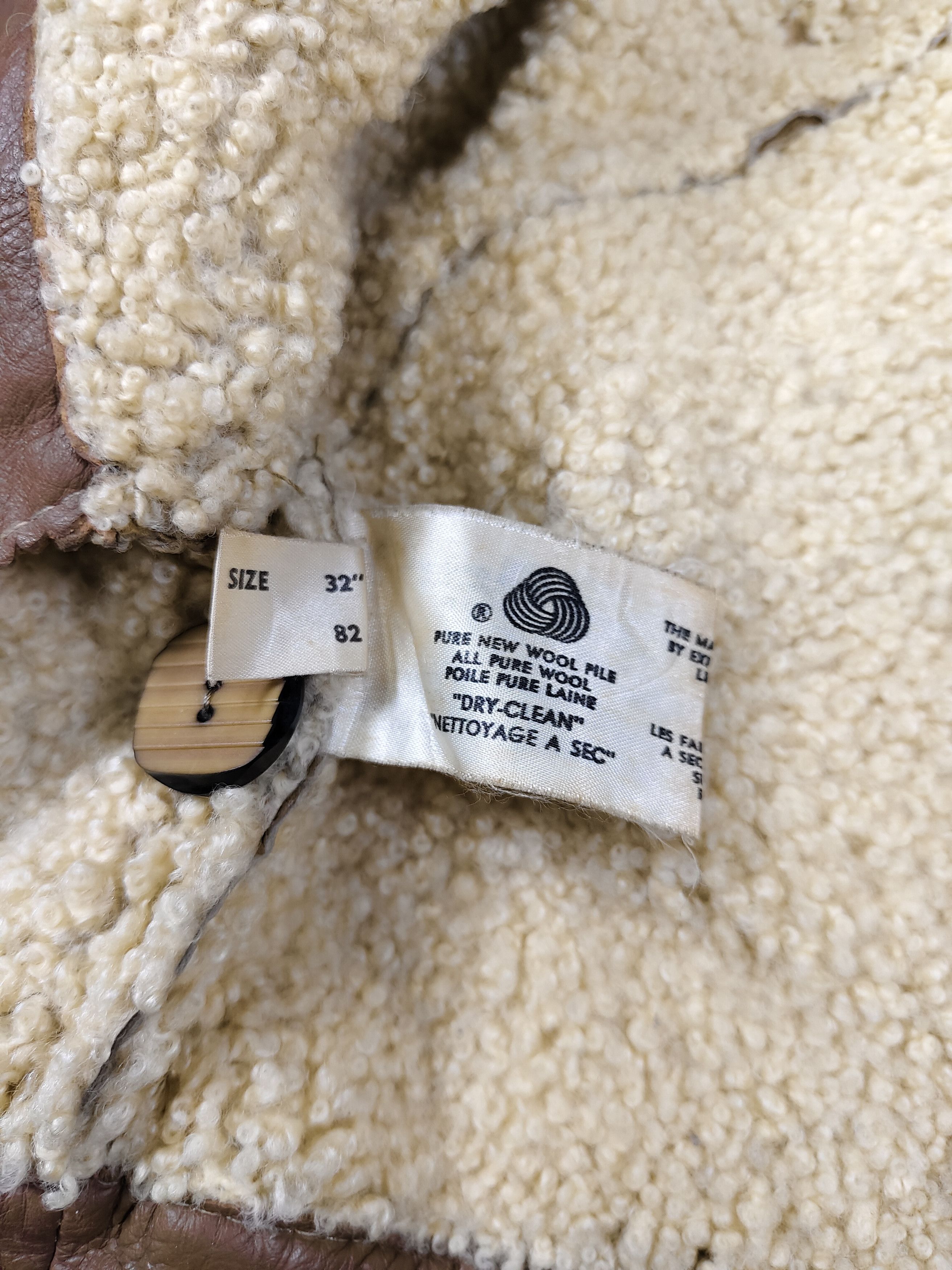 Vintage 80s Knight- Archived Artisan Crafted Panel Wool Shearling Size US M / EU 48-50 / 2 - 13 Thumbnail