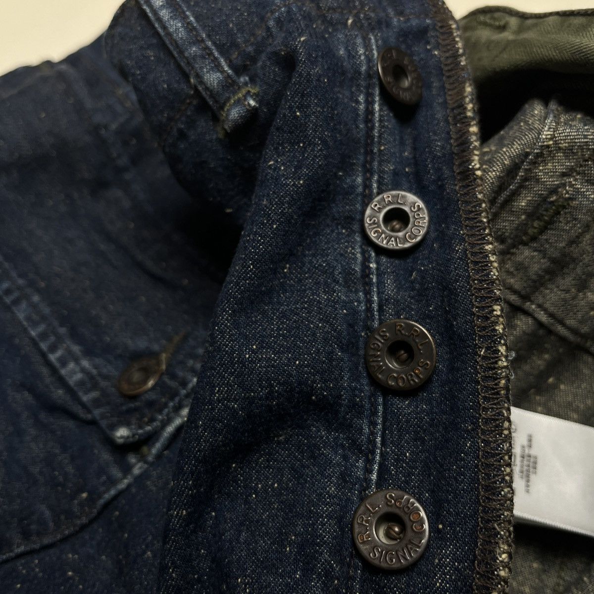 RRL Ralph Lauren Ralph Lauren Double RL Denim Military Monkey Pants Size US 30 / EU 46 - 10 Thumbnail