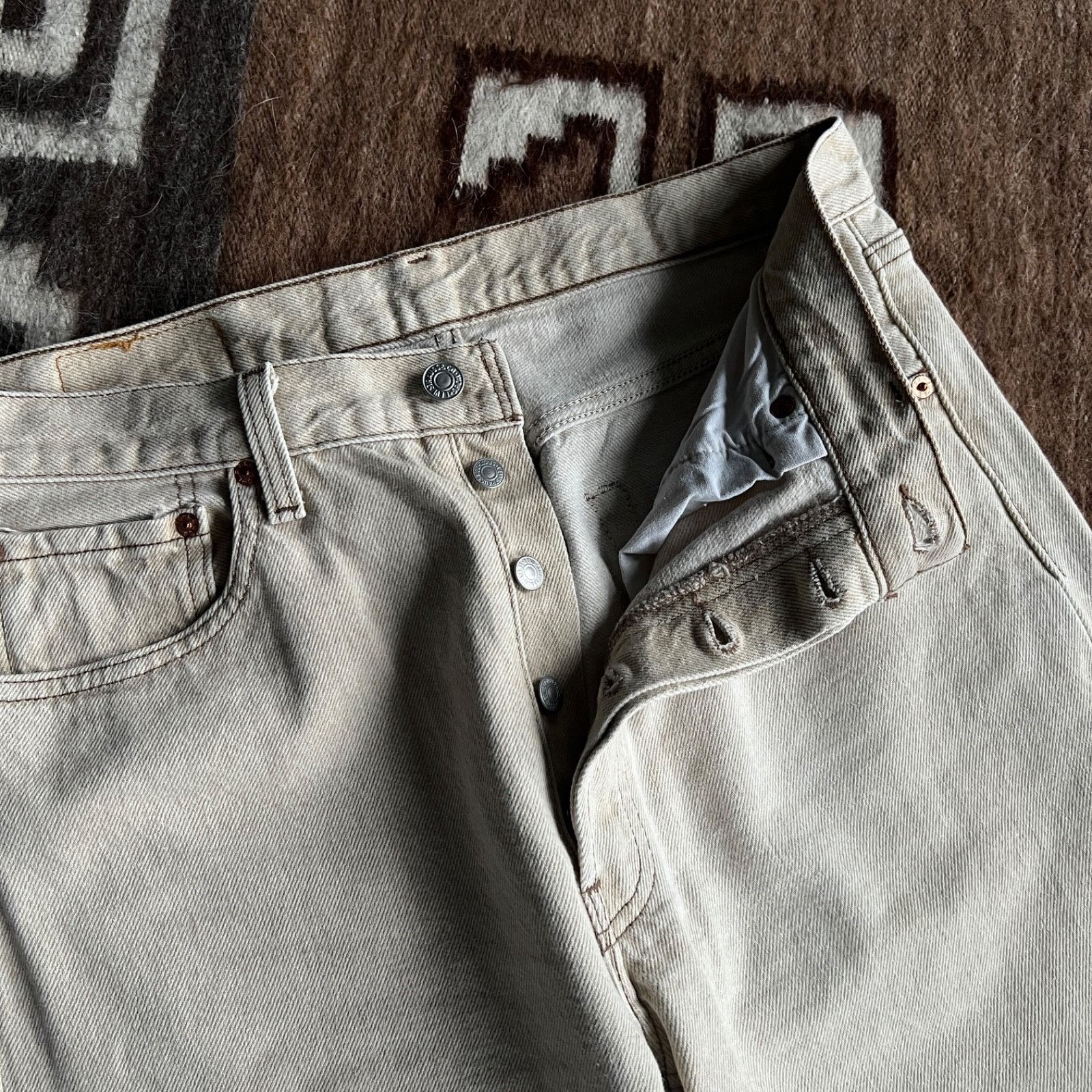Levi's Levi’s 501 USA Made Vintage Denim Jeans 9804AC Size US 33 - 6 Thumbnail
