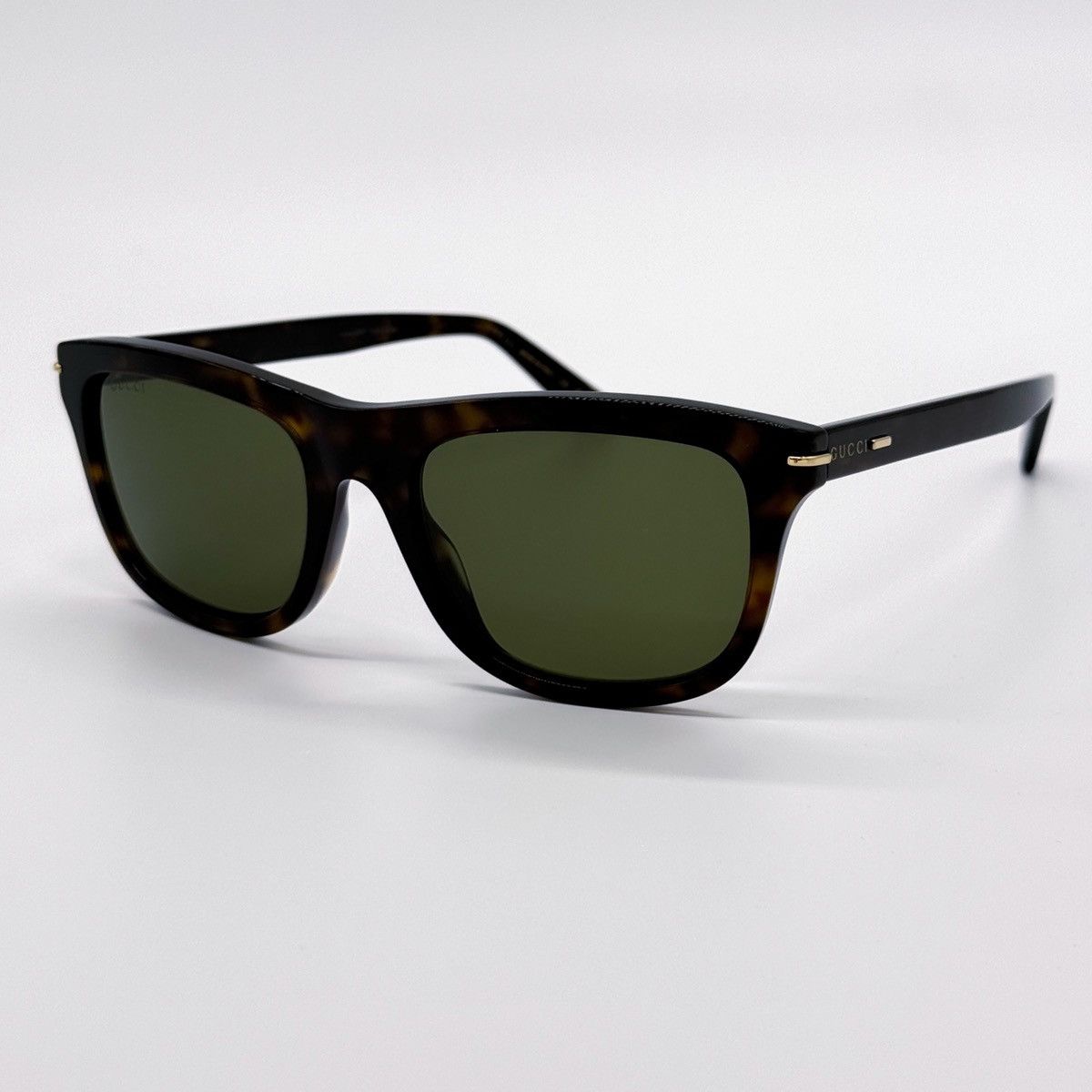 Gucci NEW GUCCI GG1444S 002 SQUARE HAVANA GREEN MEN SUNGLASSES Size ONE SIZE - 2 Thumbnail