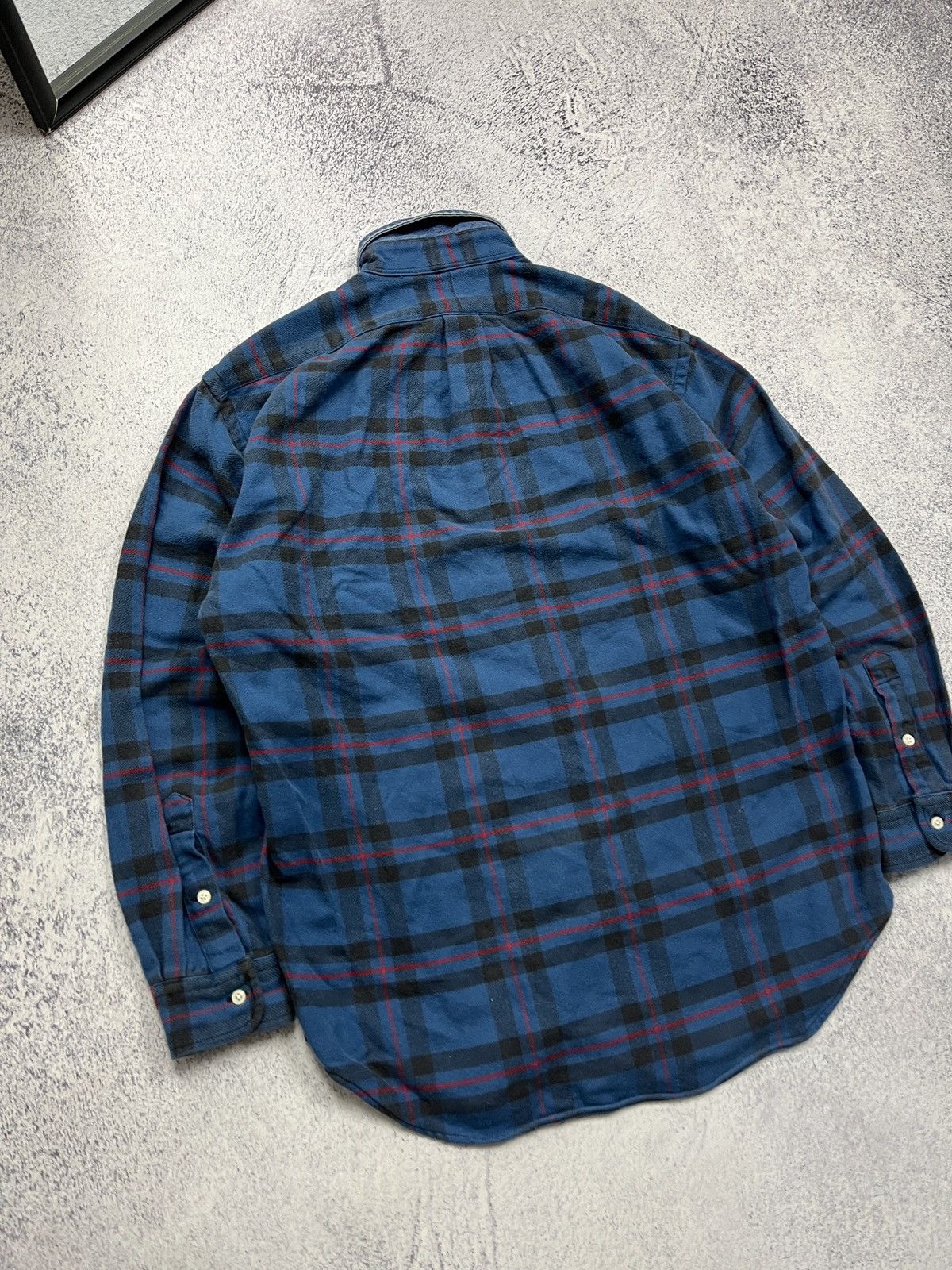Flannel Polo Ralph Lauren Flannel Plaid Check Button Up Shirt 90’s Size US M / EU 48-50 / 2 - 11 Thumbnail