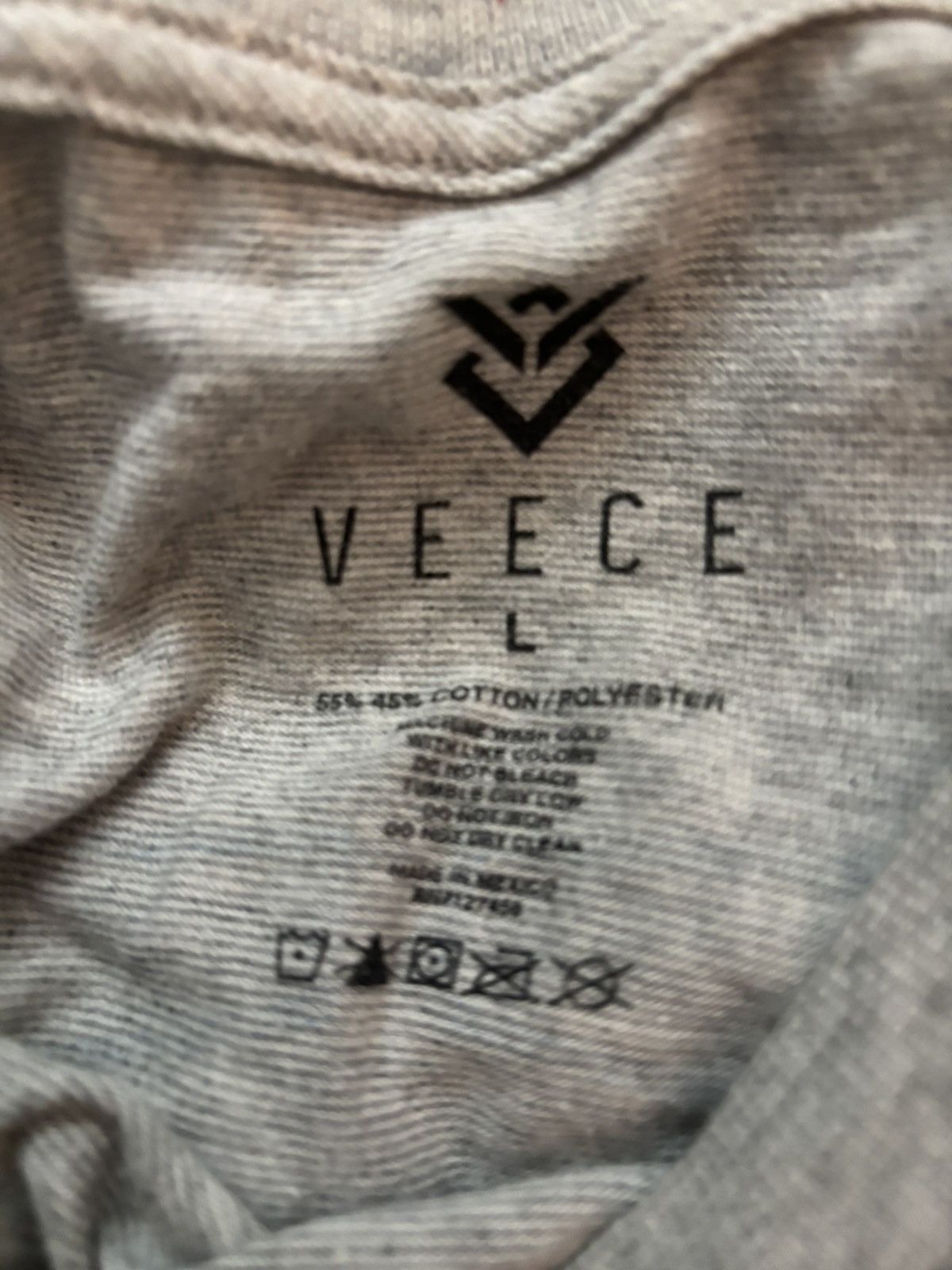 Other Veece Men’s White Blue Print Graphic Logo T-Shirt Size Large Size US L / EU 52-54 / 3 - 3 Thumbnail