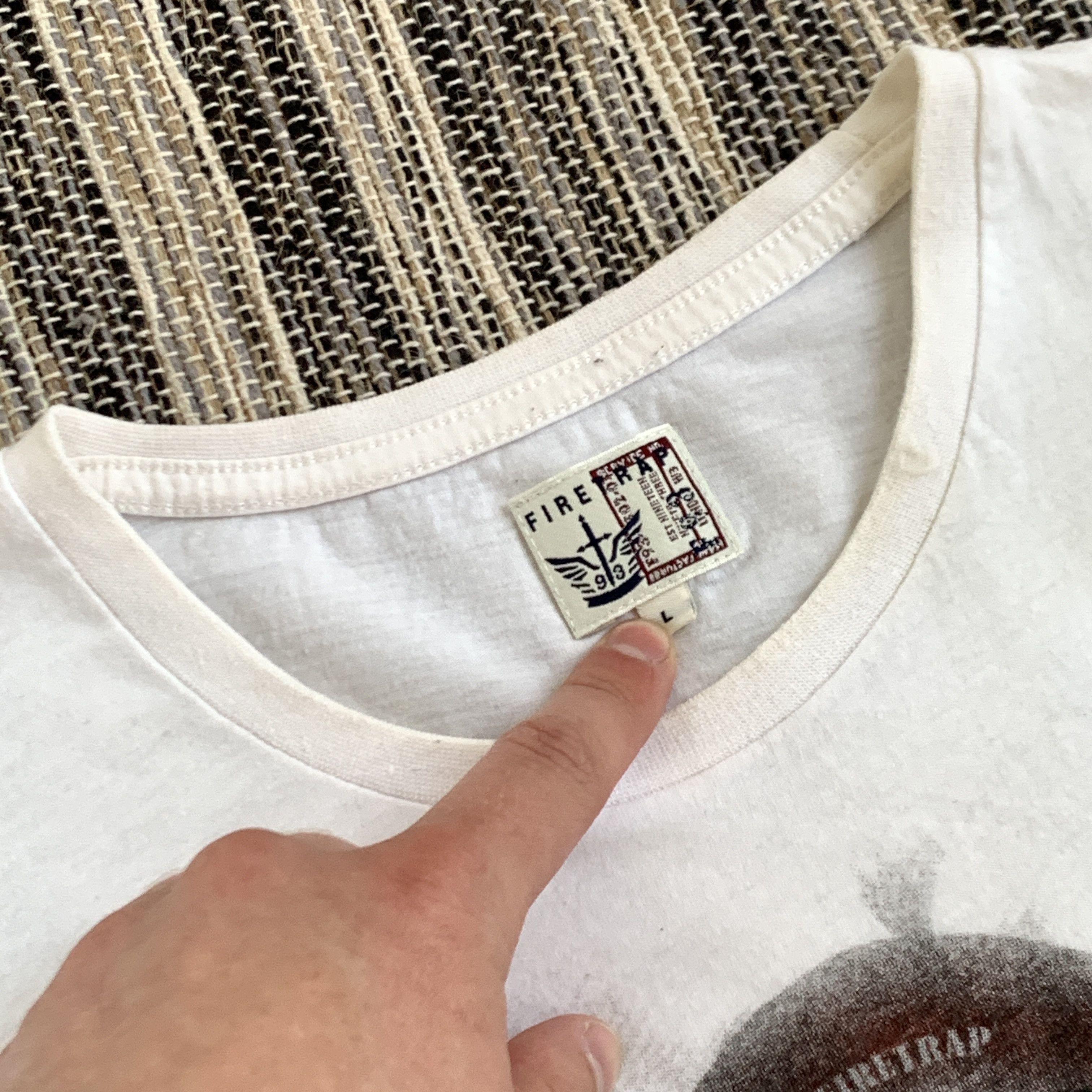 Firetrap Vintage 18+ Sex Titis Girl Graphic Firetrap White Tee Shirt Size US L / EU 52-54 / 3 - 5 Thumbnail