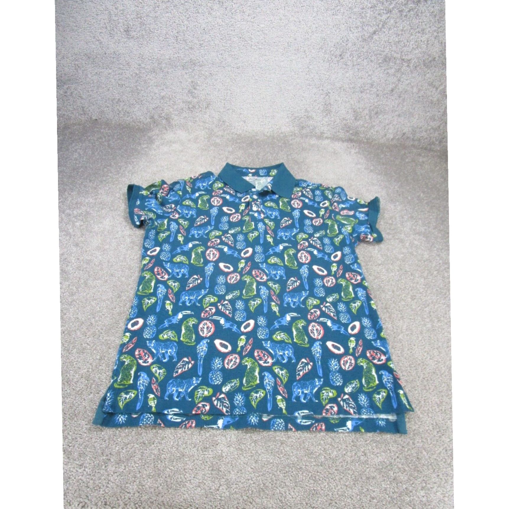 Bonobos Bonobos Mens Slim Fit Polo Shirt Blue Medium Cotton Stretch Size US M / EU 48-50 / 2 - 1 Thumbnail