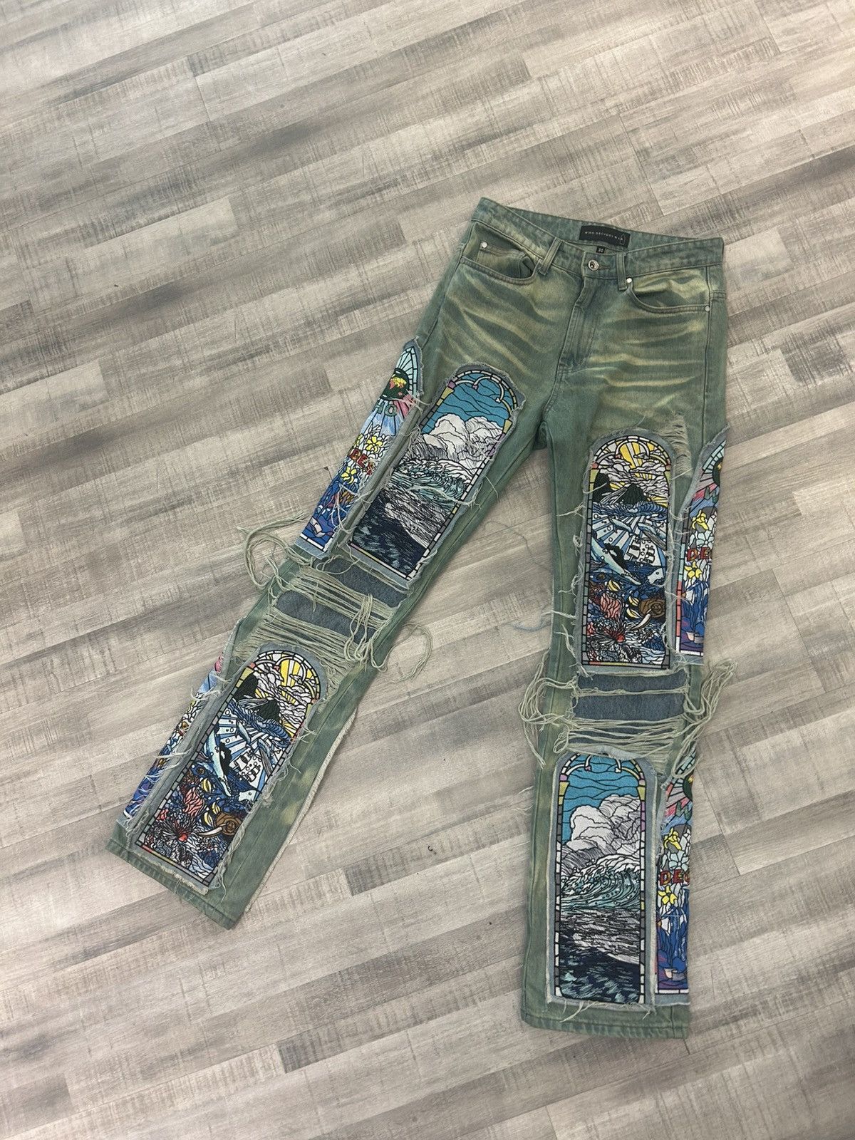 Who Decides War Who Decides War Sandy Lane Fusion Denim Size US 30 / EU 46 - 1 Thumbnail