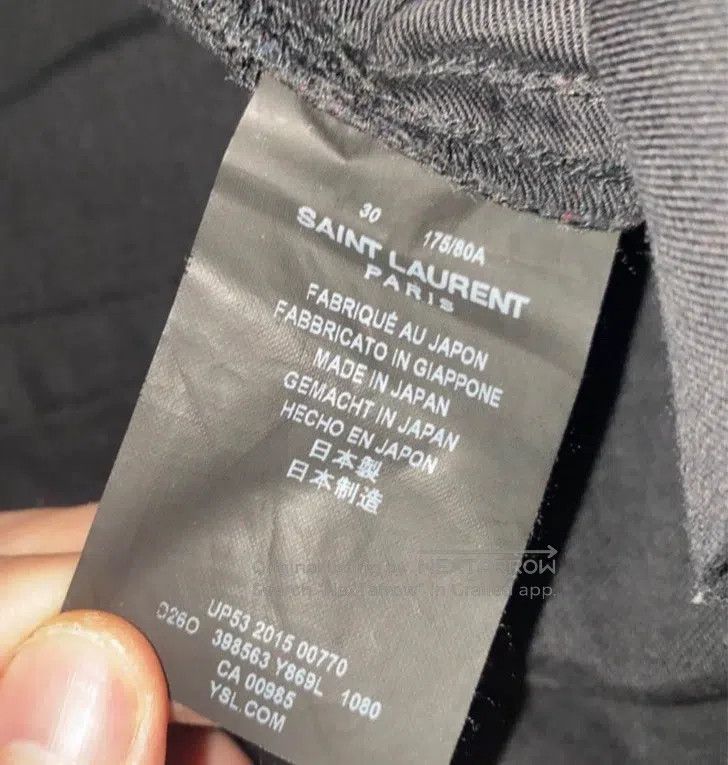 Saint Laurent Paris Saint Laurent Paris Cut nine-inch denim pants size 30 i Size US 30 / EU 46 - 5 Thumbnail