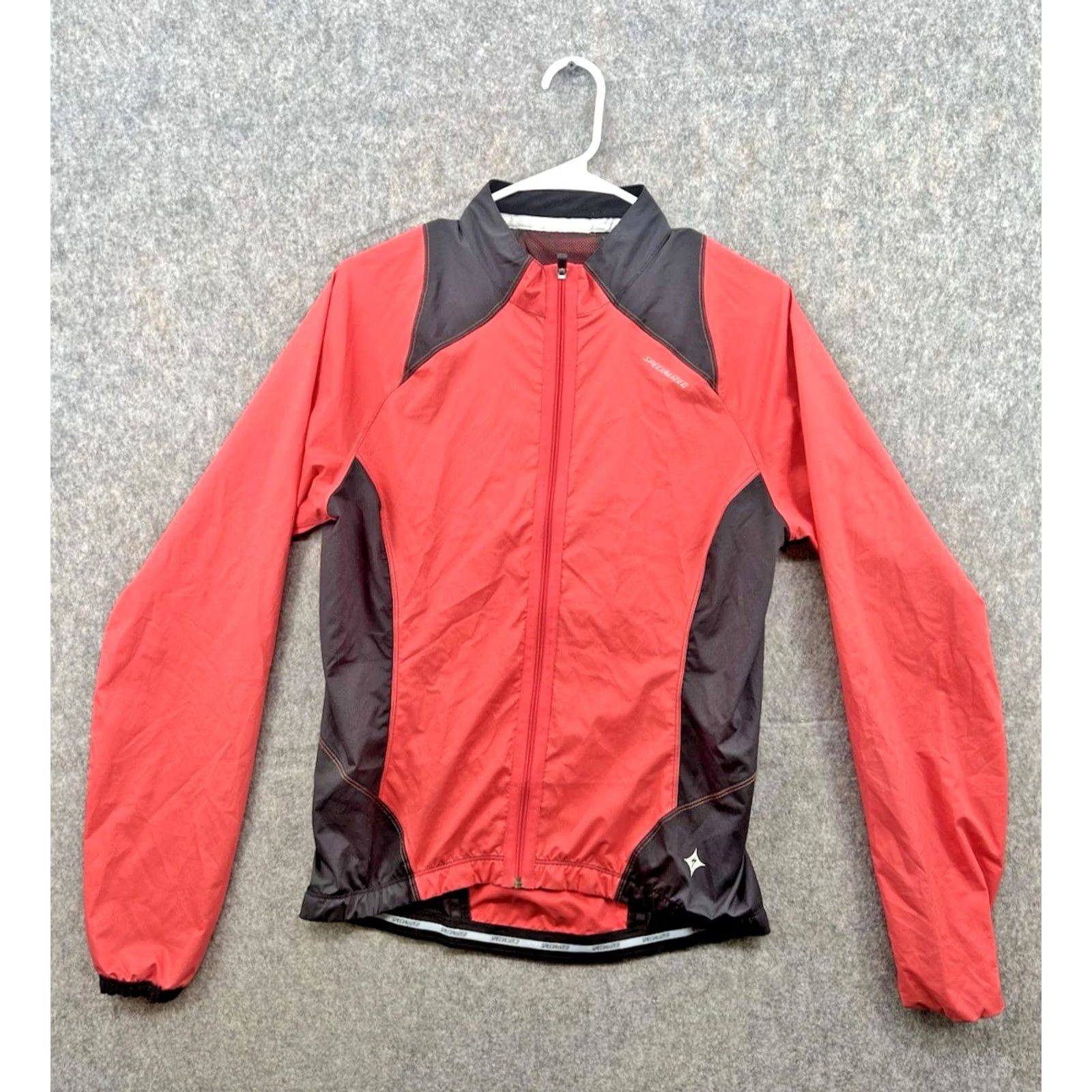 Brandblack Specialized Cycling Women’s Pink and Black Full Zip Wind Jacket Jacket Medium Women Pink Black 90s Windbreaker Airing? Size M / US 6-8 / IT 42-44 - 2 Thumbnail
