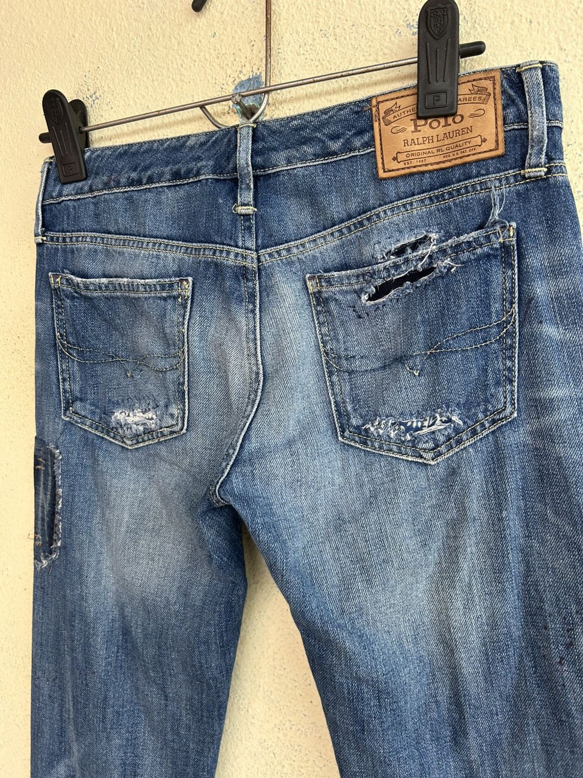 Polo Ralph Lauren Polo Ralph Lauren Astor Boyfriend Slim Fit Patchwork Jeans Size US 26 / EU 42 - 8 Thumbnail