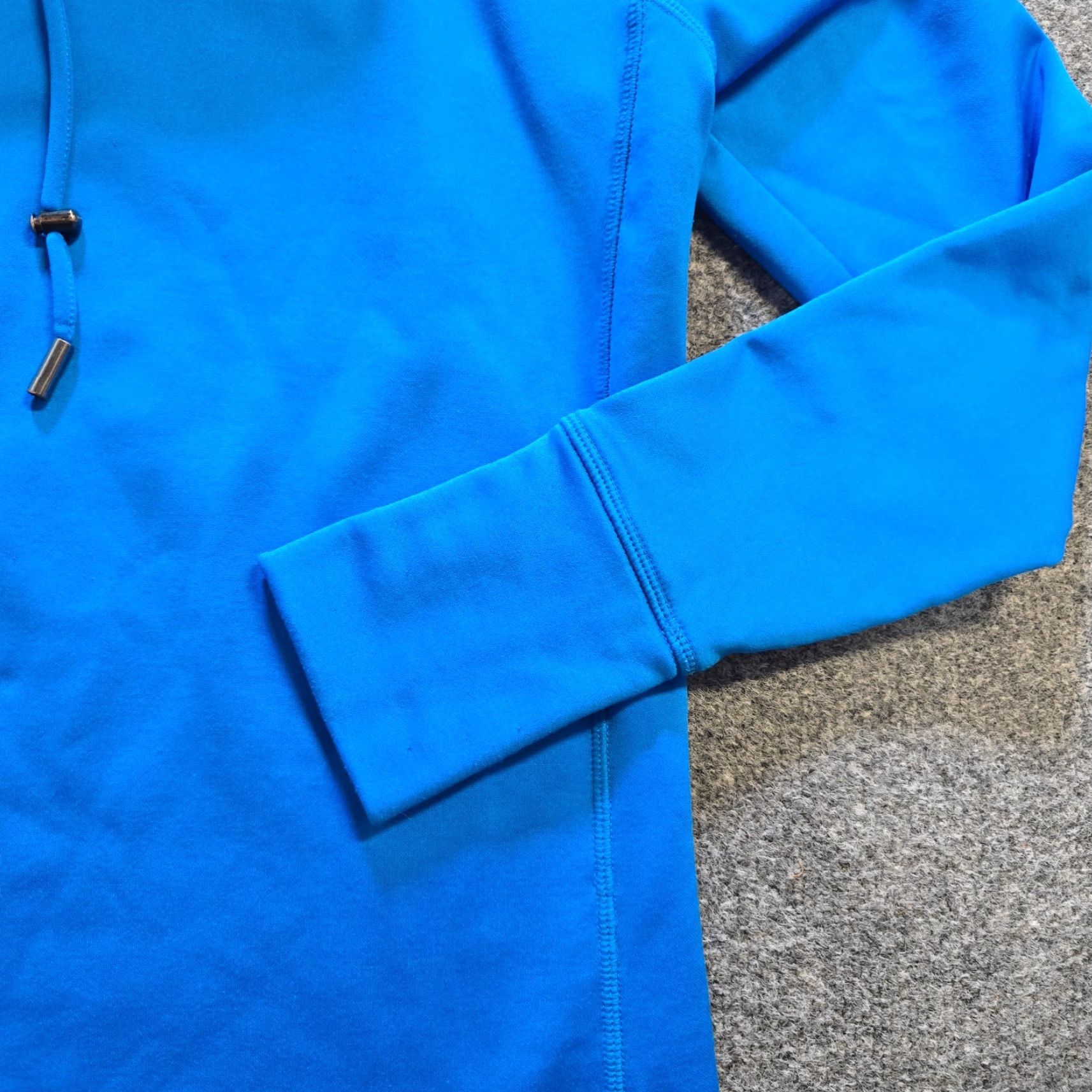 Athleta Athleta Sweatshirt Women Small Blue Cowl Neck Long Sleeve Stretchy Lounge Shirt Size S / US 4 / IT 40 - 3 Thumbnail