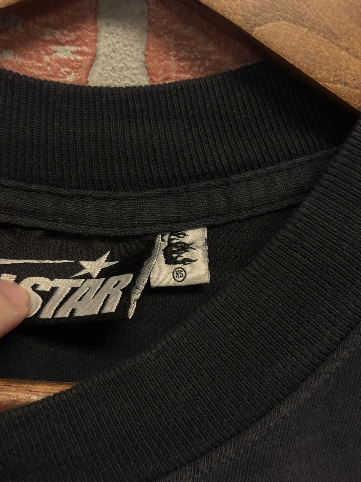HELLSTAR Hellstar Black Logo Tee Shirt 100% Authentic Size XS Size US XS / EU 42 / 0 - 10 Thumbnail
