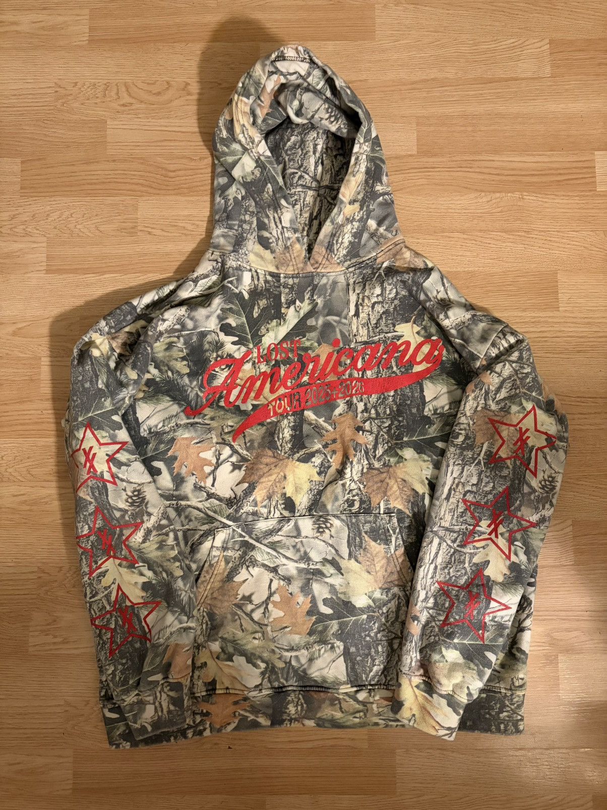 MGK Machine Gun Kelly Lost Americana Tour Merch Camo Hoodie