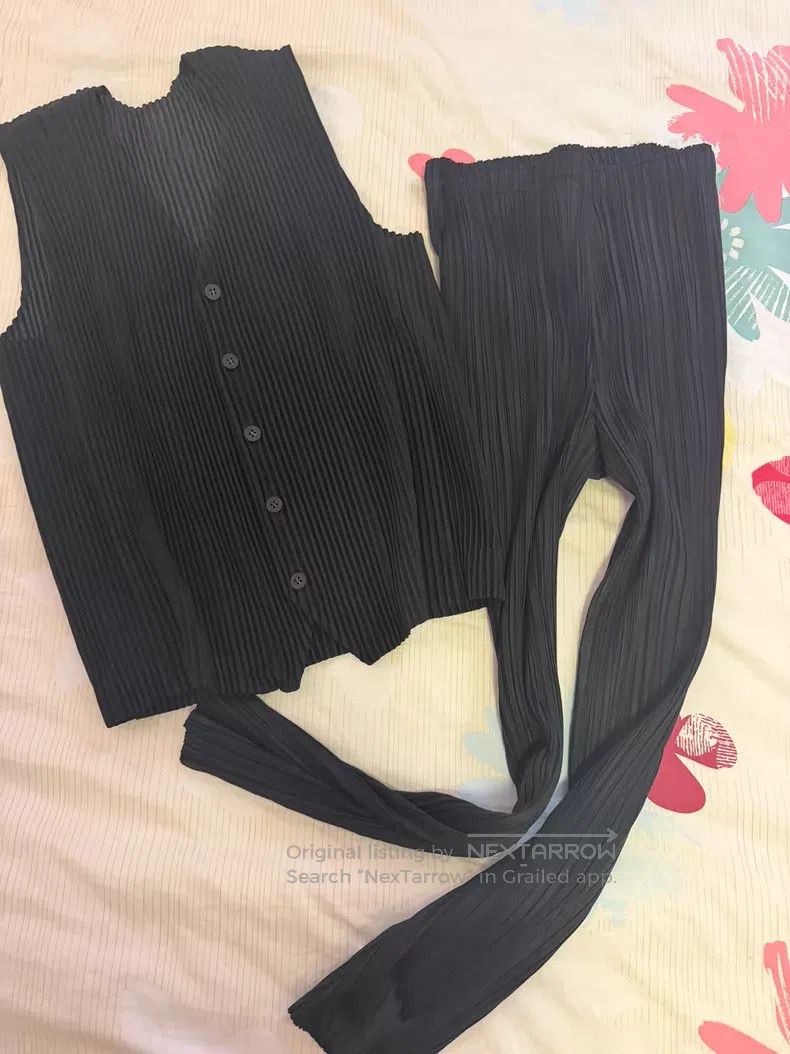 Issey Miyake Issey Miyake Black Pants Size 26" / US 2 / IT 38 - 3 Thumbnail