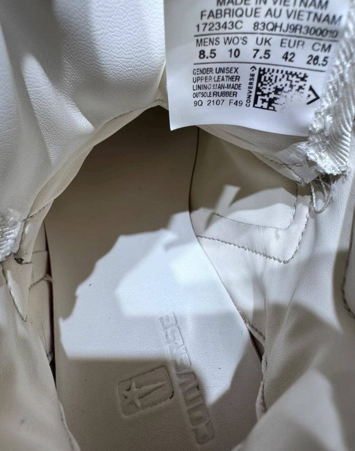 Rick Owens Converse x Rick Owens DRKSHDW TURBOWPN Mid 172343C K37 Size US 7.5 / EU 40-41 - 8 Thumbnail