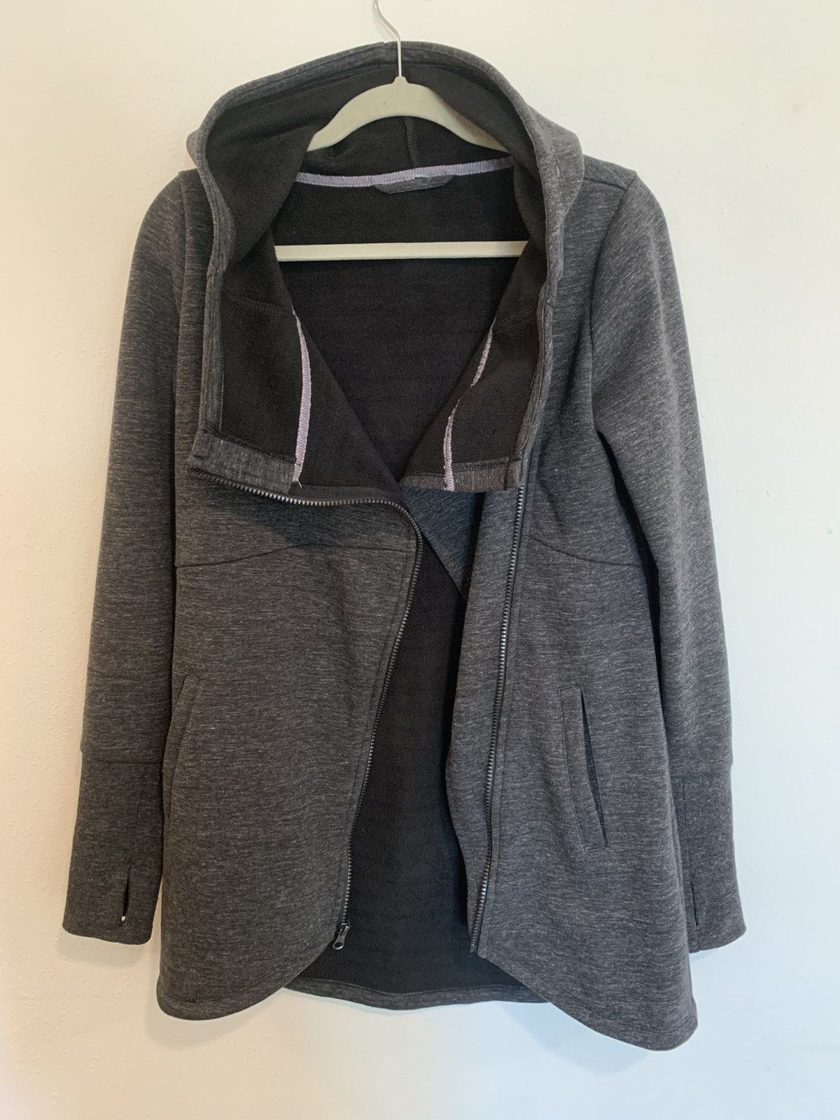 Vintage vintage asymmetrical zipup coat. unbranded no tags Size US S / EU 44-46 / 1 - 3 Thumbnail