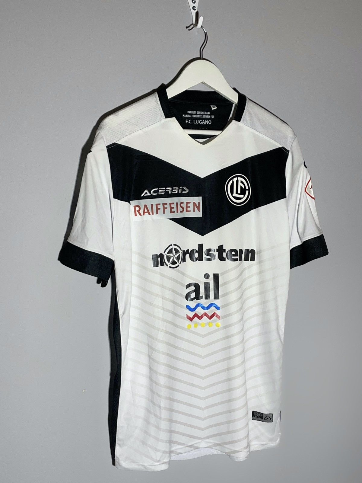 Other FC Lugano 2018/19 Acerbis Away Football Shirt Size US XL / EU 56 / 4 - 2 Thumbnail
